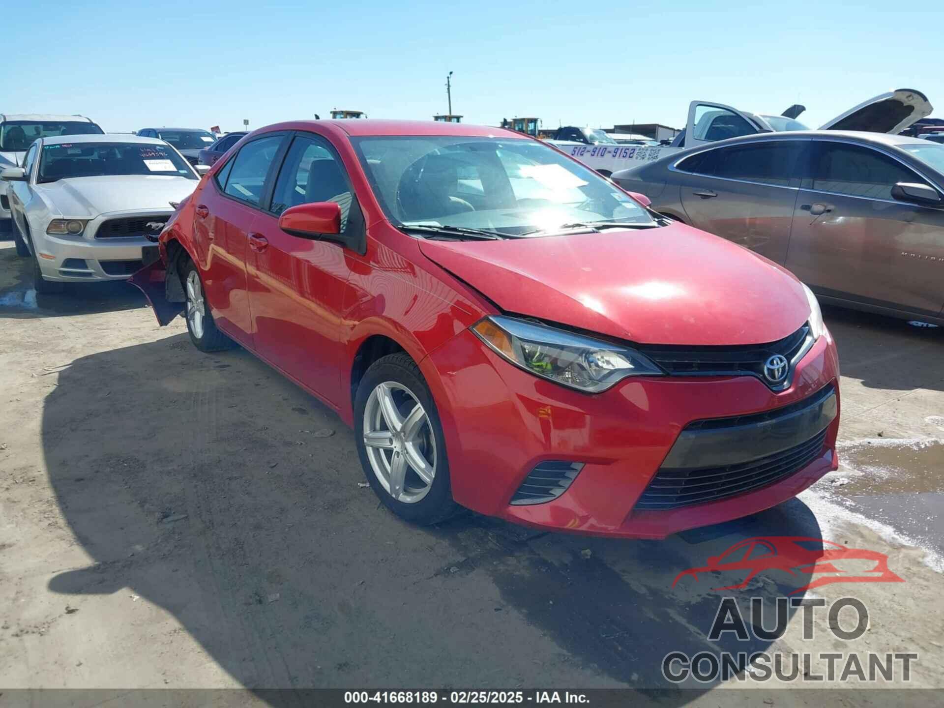 TOYOTA COROLLA 2015 - 5YFBURHE1FP349264