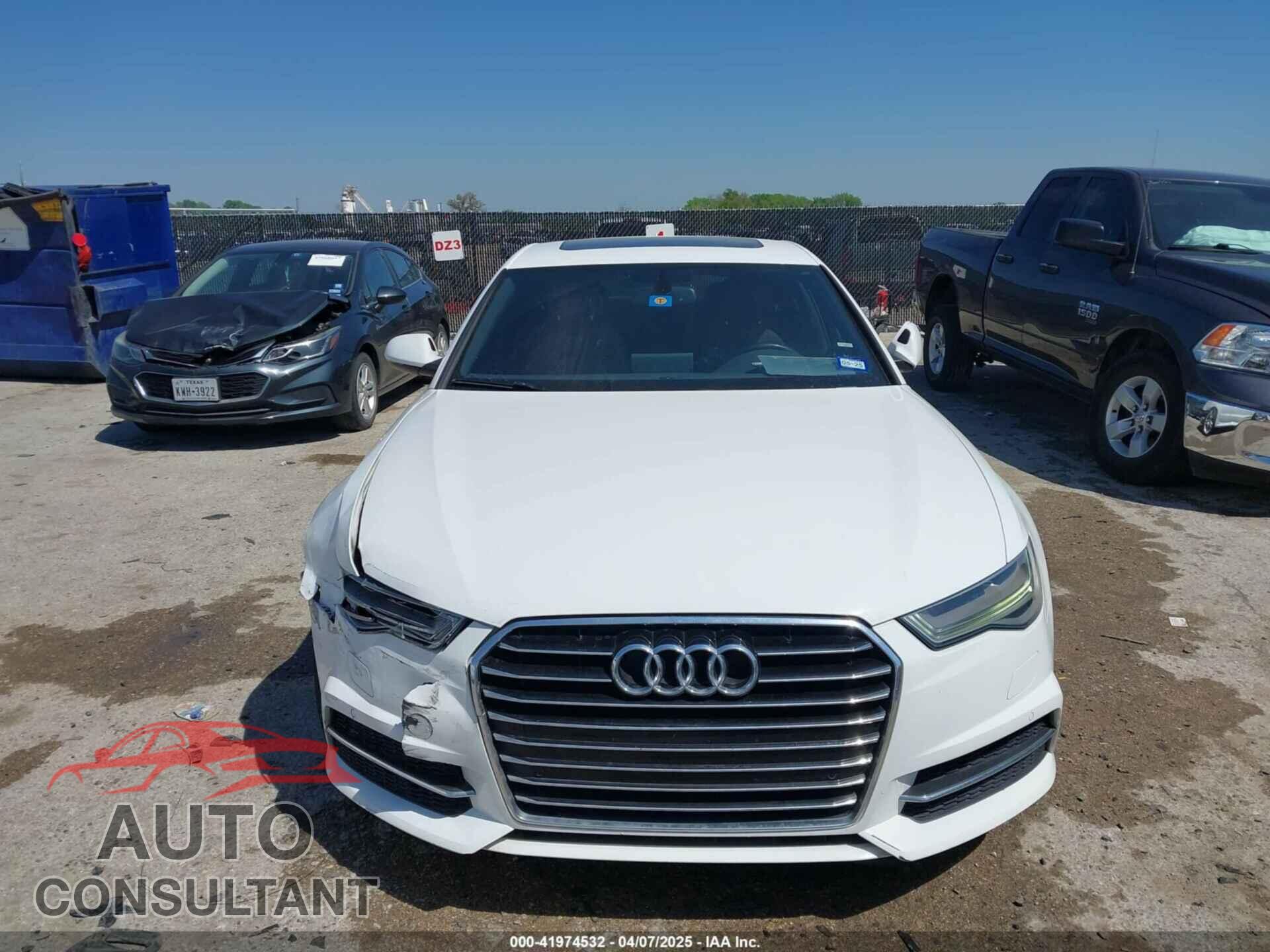 AUDI A6 2016 - WAUGFAFC4GN045229
