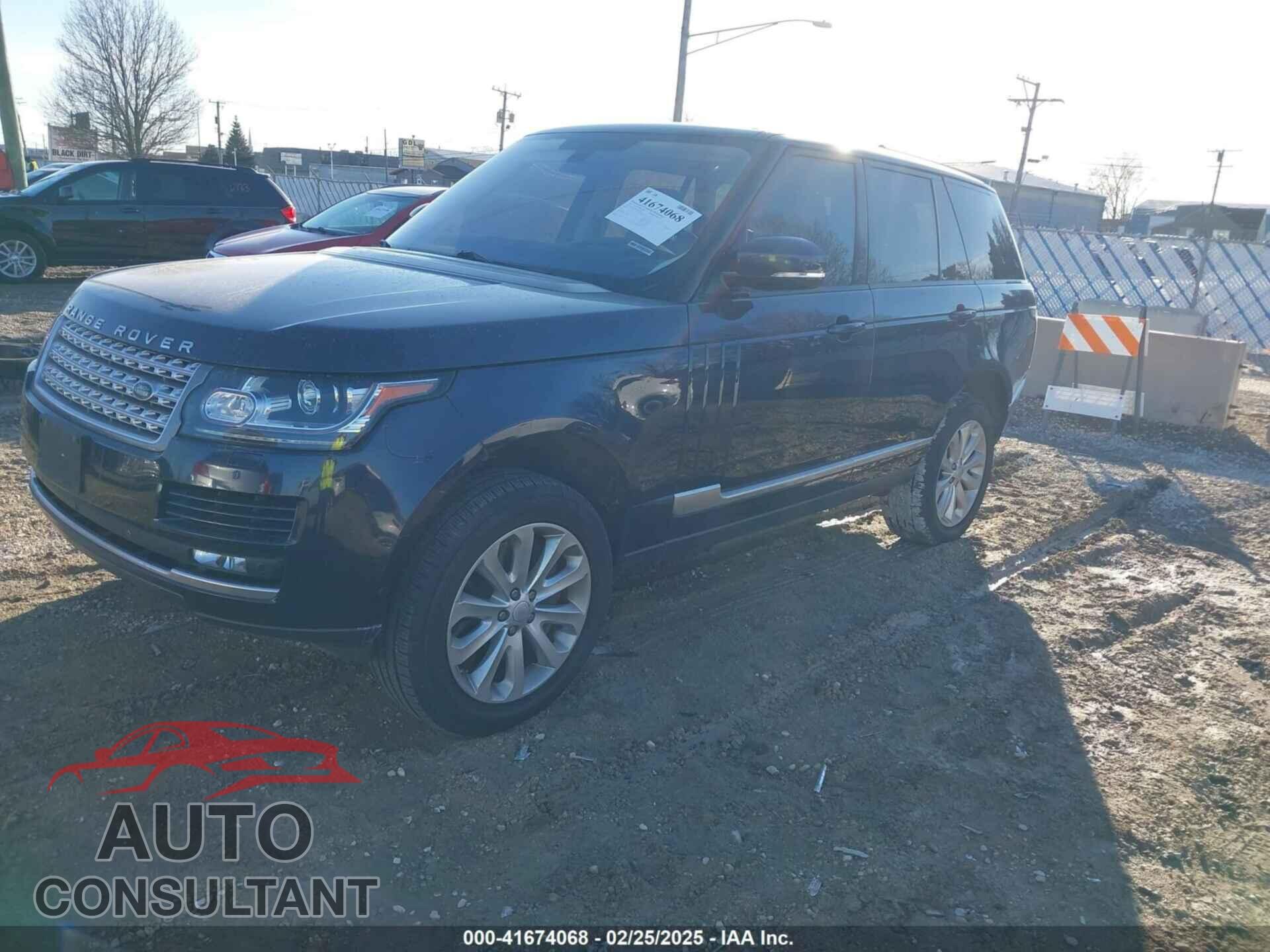 LAND ROVER RANGE ROVER 2016 - SALGS2VF2GA282558