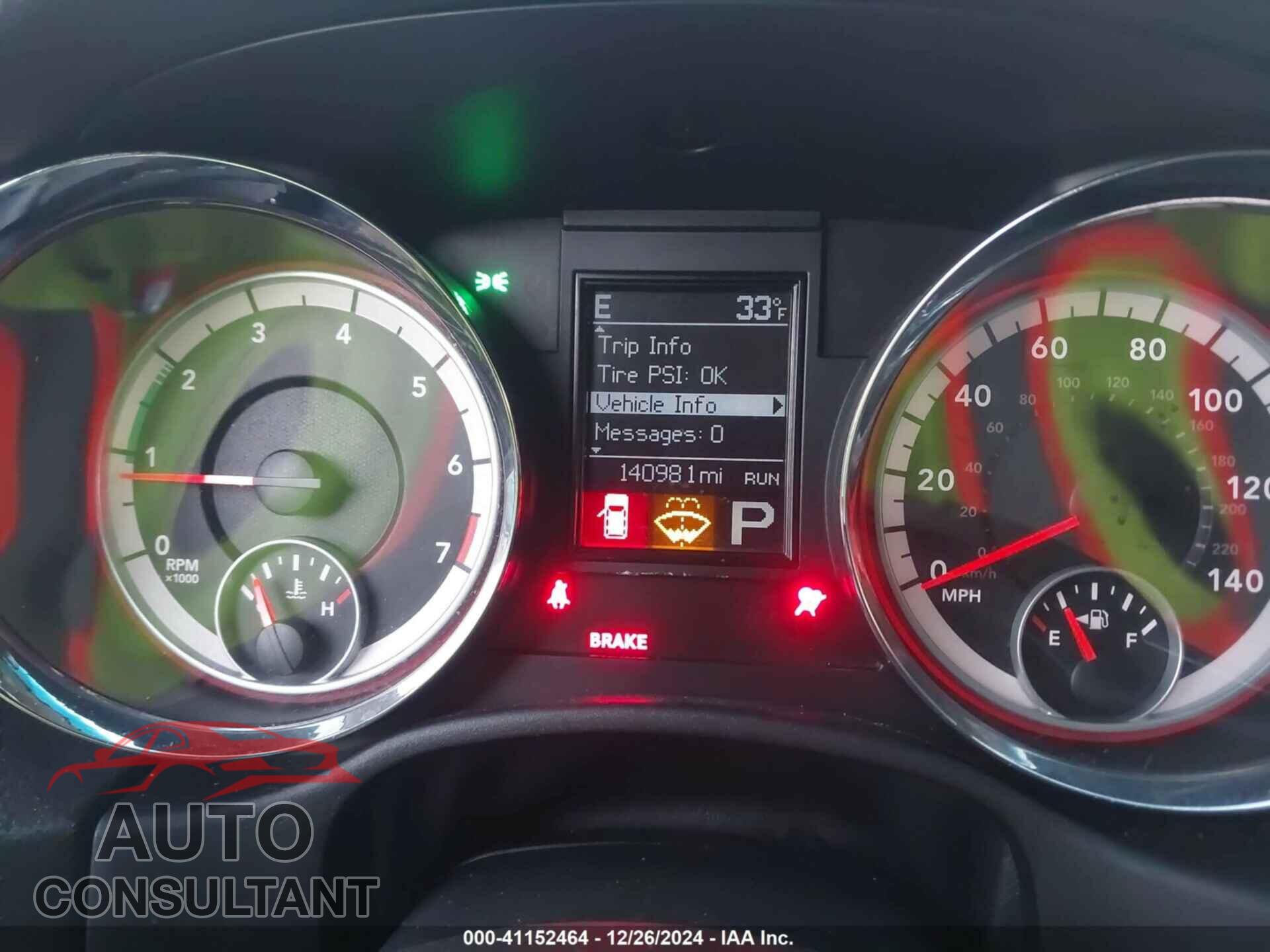 DODGE DURANGO 2013 - 1C4RDJDGXDC509106