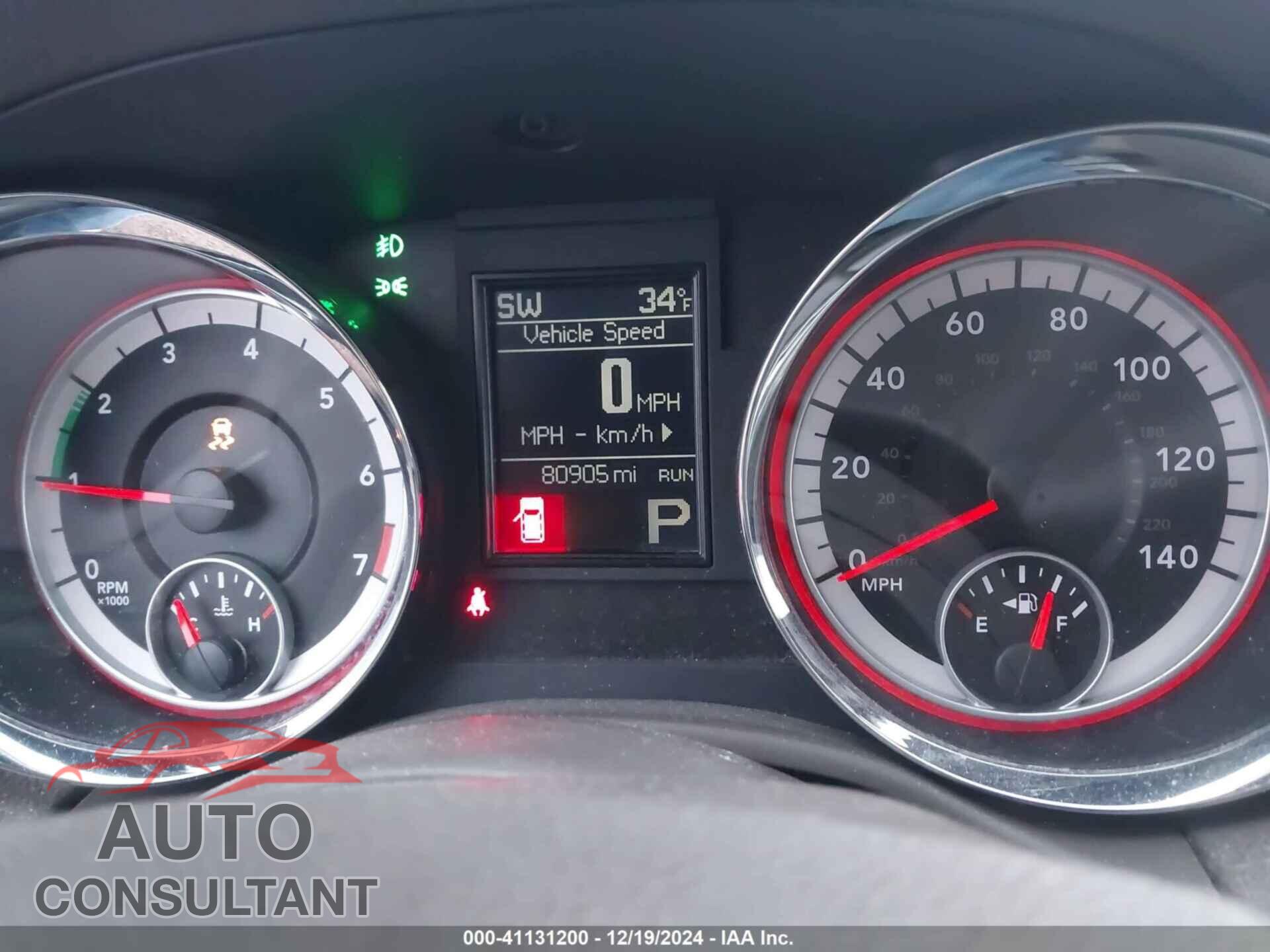 DODGE DURANGO 2011 - 1D4RE2GG4BC651868