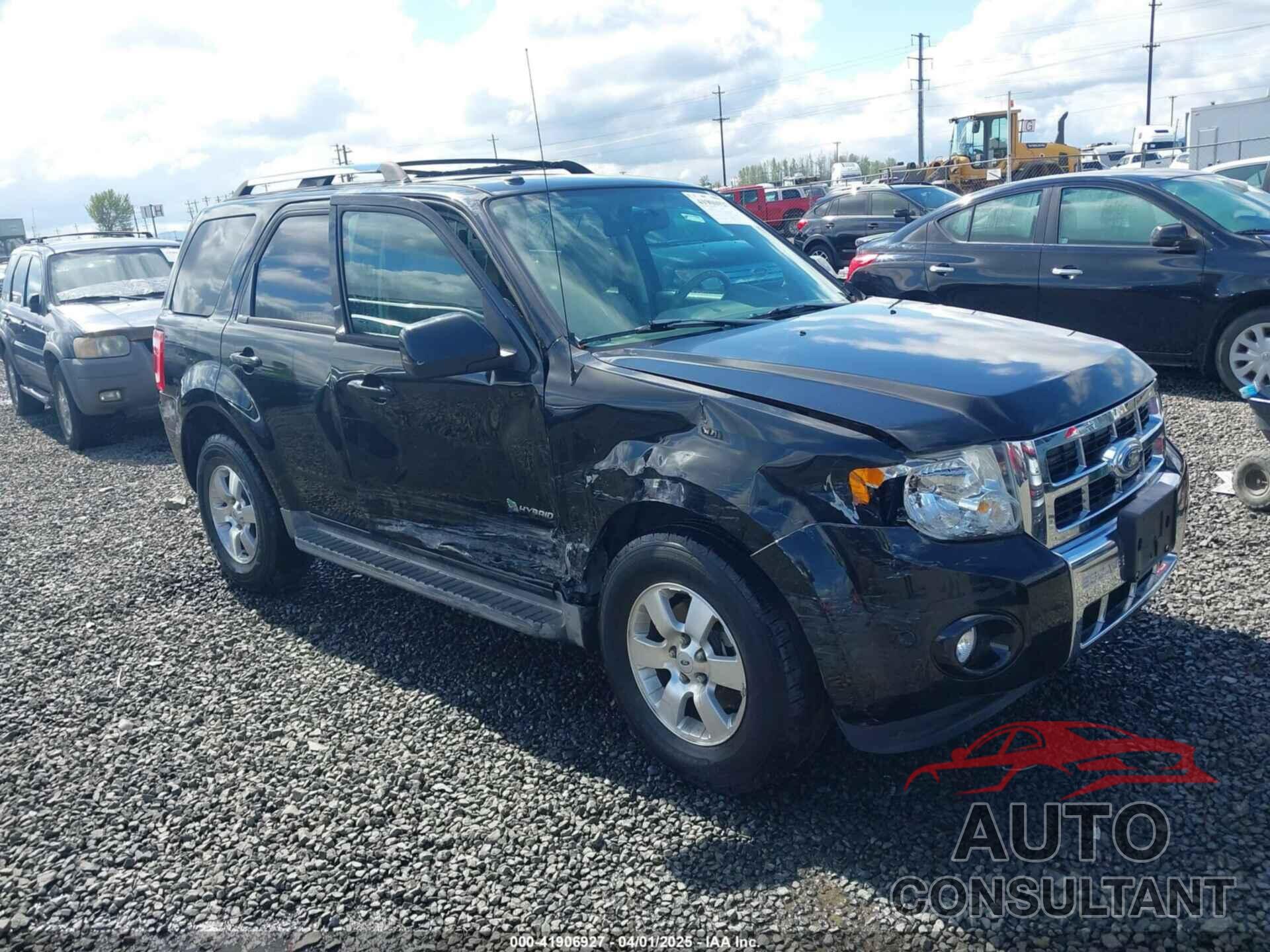 FORD ESCAPE HYBRID 2011 - 1FMCU5K37BKA22327