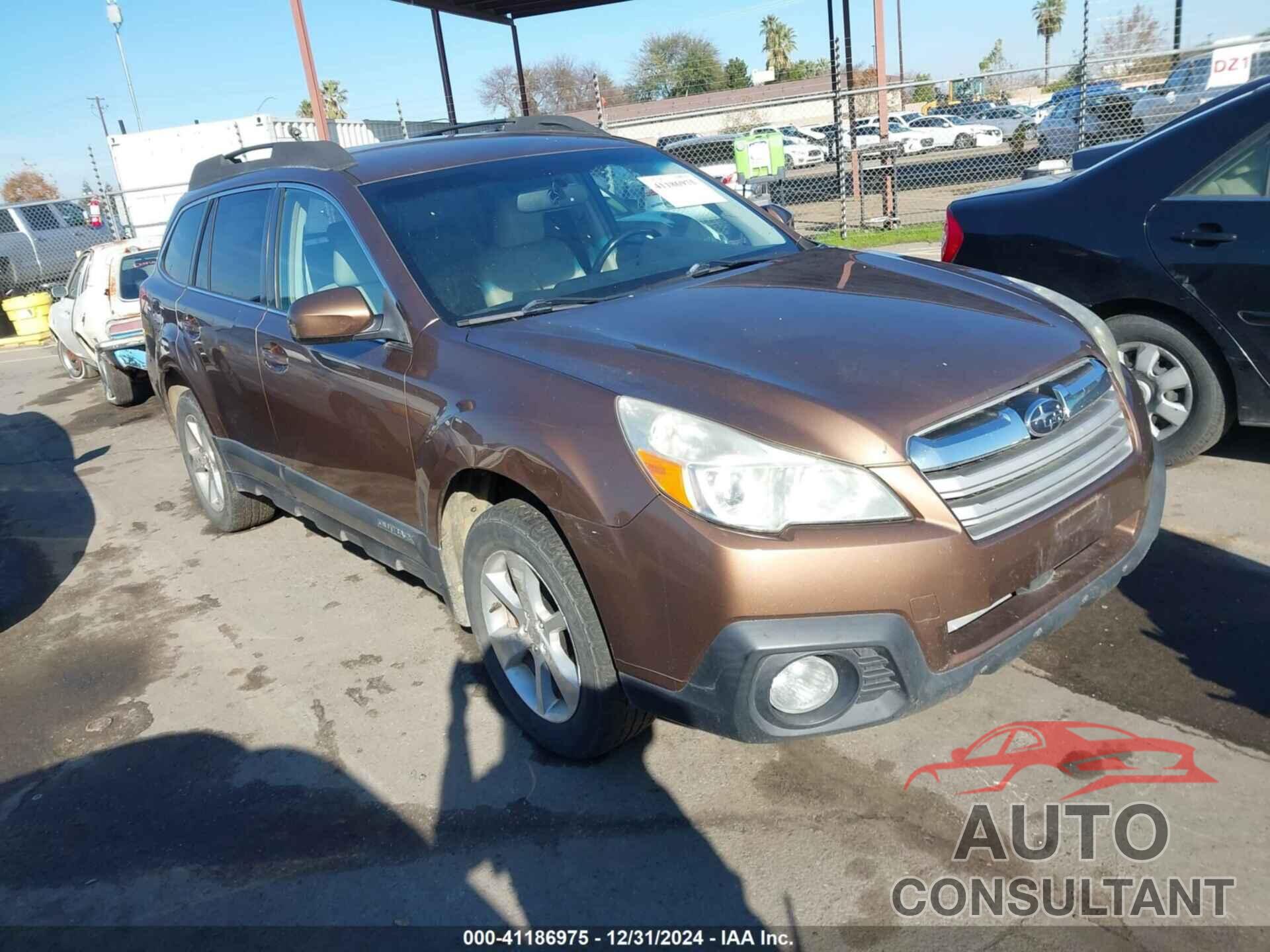 SUBARU OUTBACK 2013 - 4S4BRBJC4D3206179