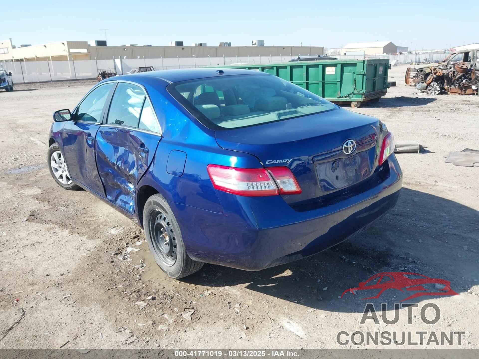 TOYOTA CAMRY 2011 - 4T1BF3EK8BU769064
