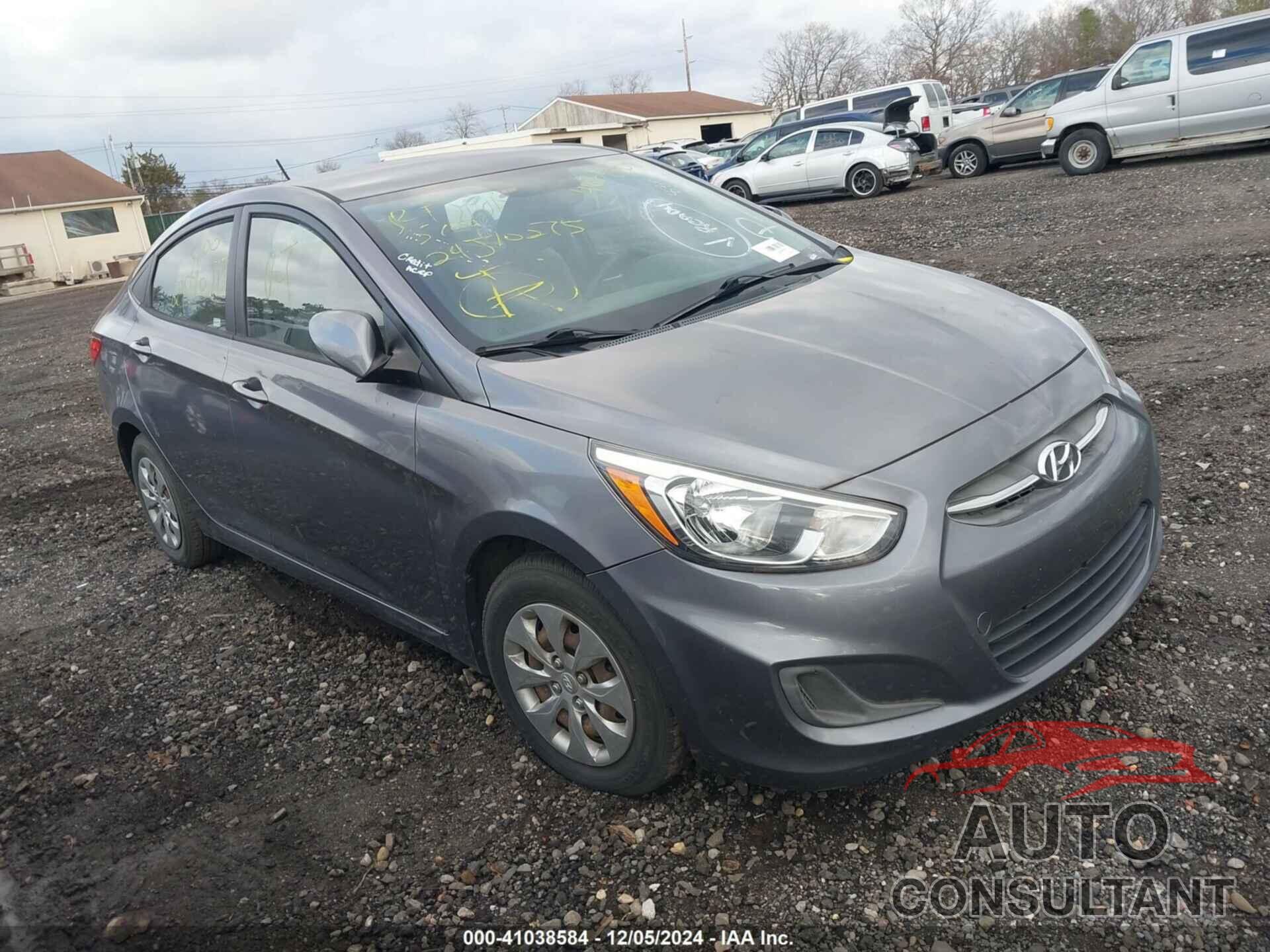 HYUNDAI ACCENT 2016 - KMHCT4AEXGU043457