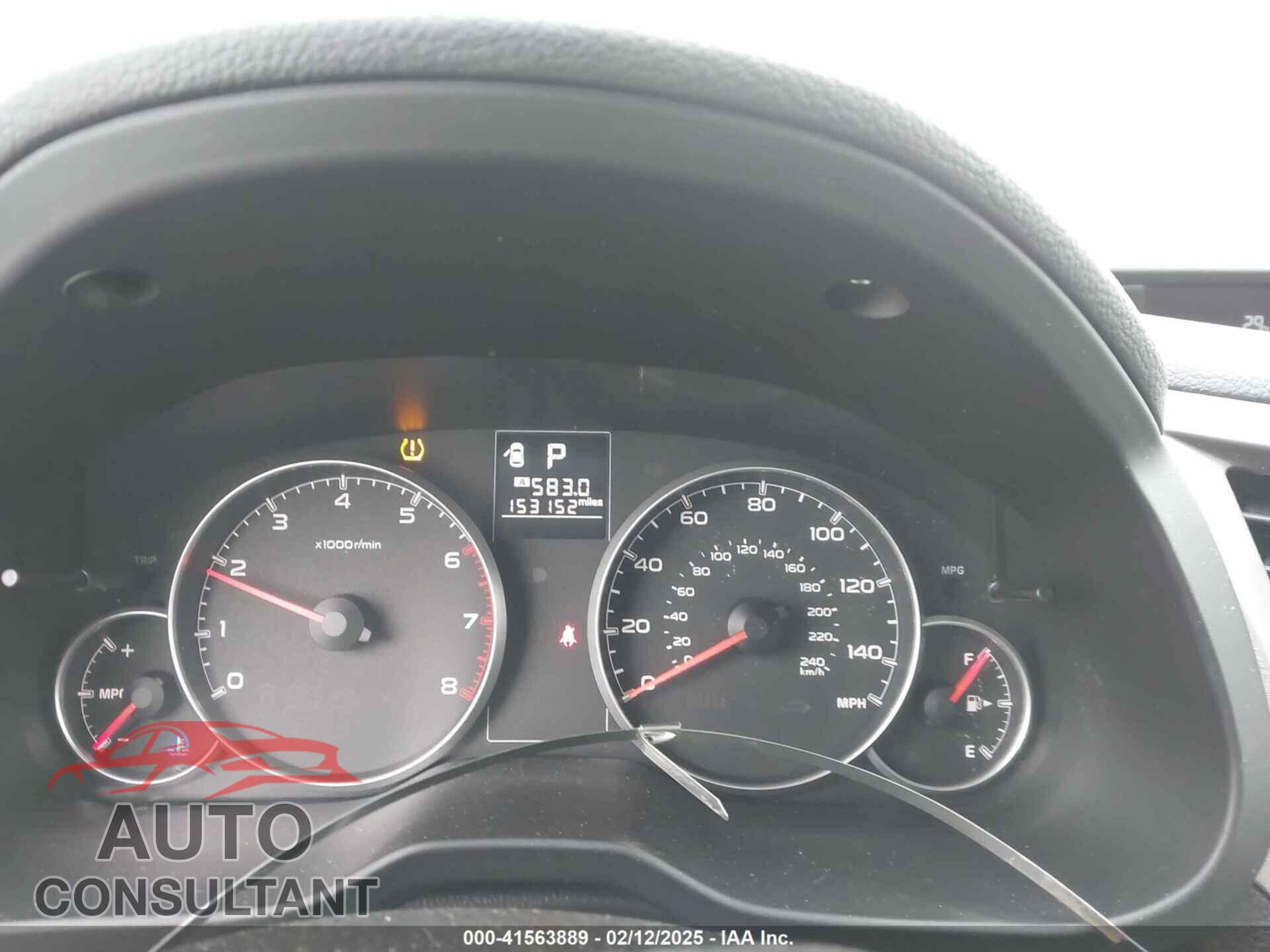 SUBARU OUTBACK 2014 - 4S4BRCCC3E3300493
