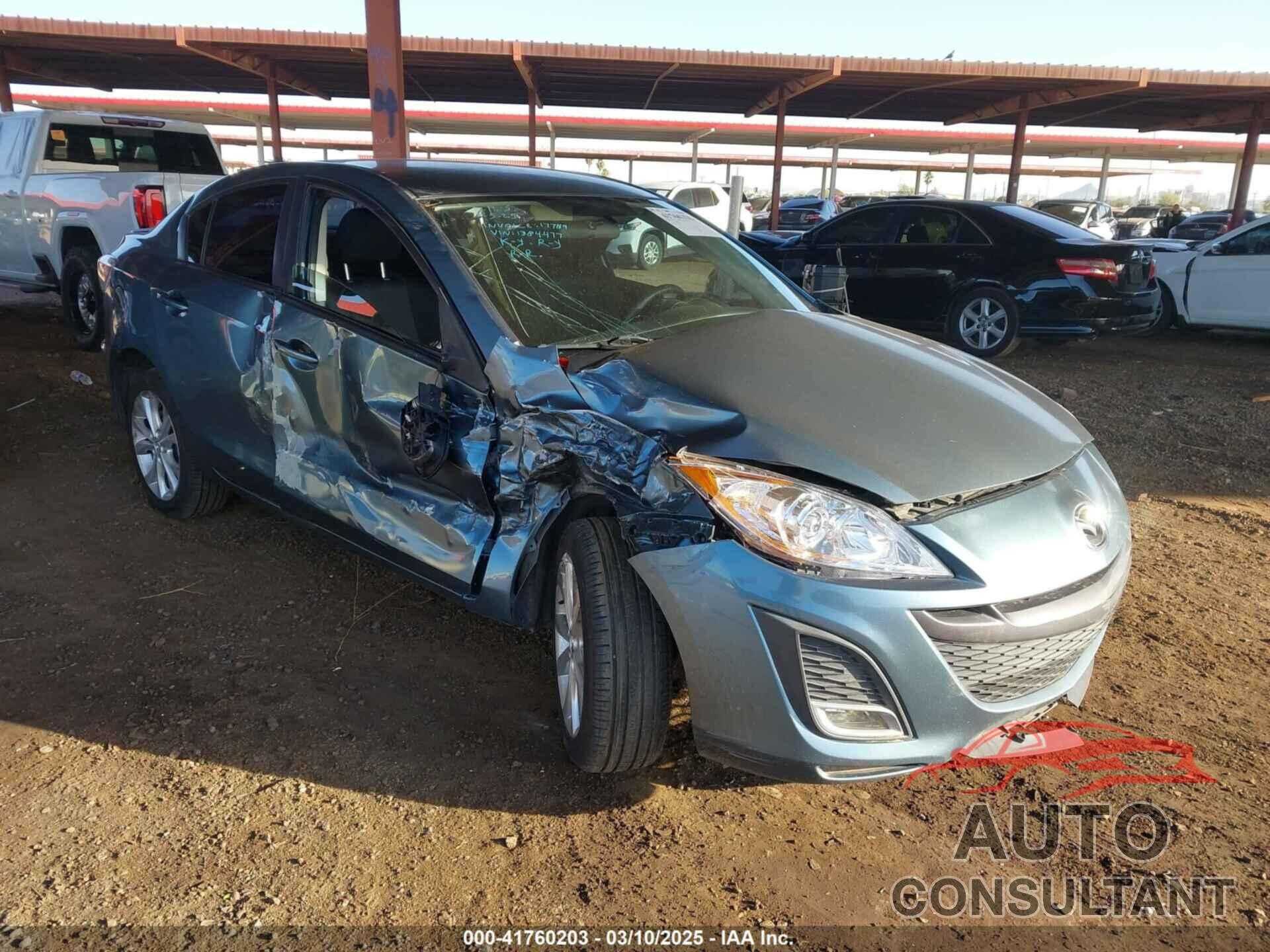 MAZDA MAZDA3 2011 - JM1BL1U55B1384477