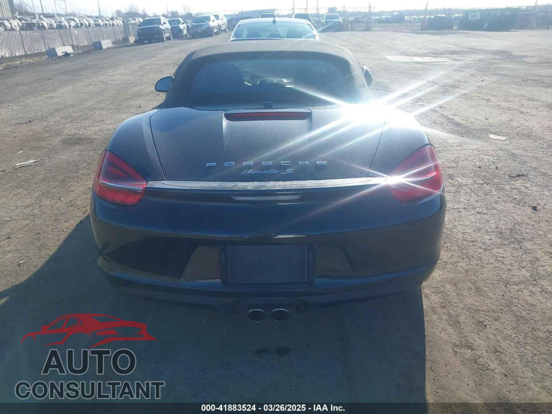 PORSCHE BOXSTER 2013 - WP0CB2A88DS133283