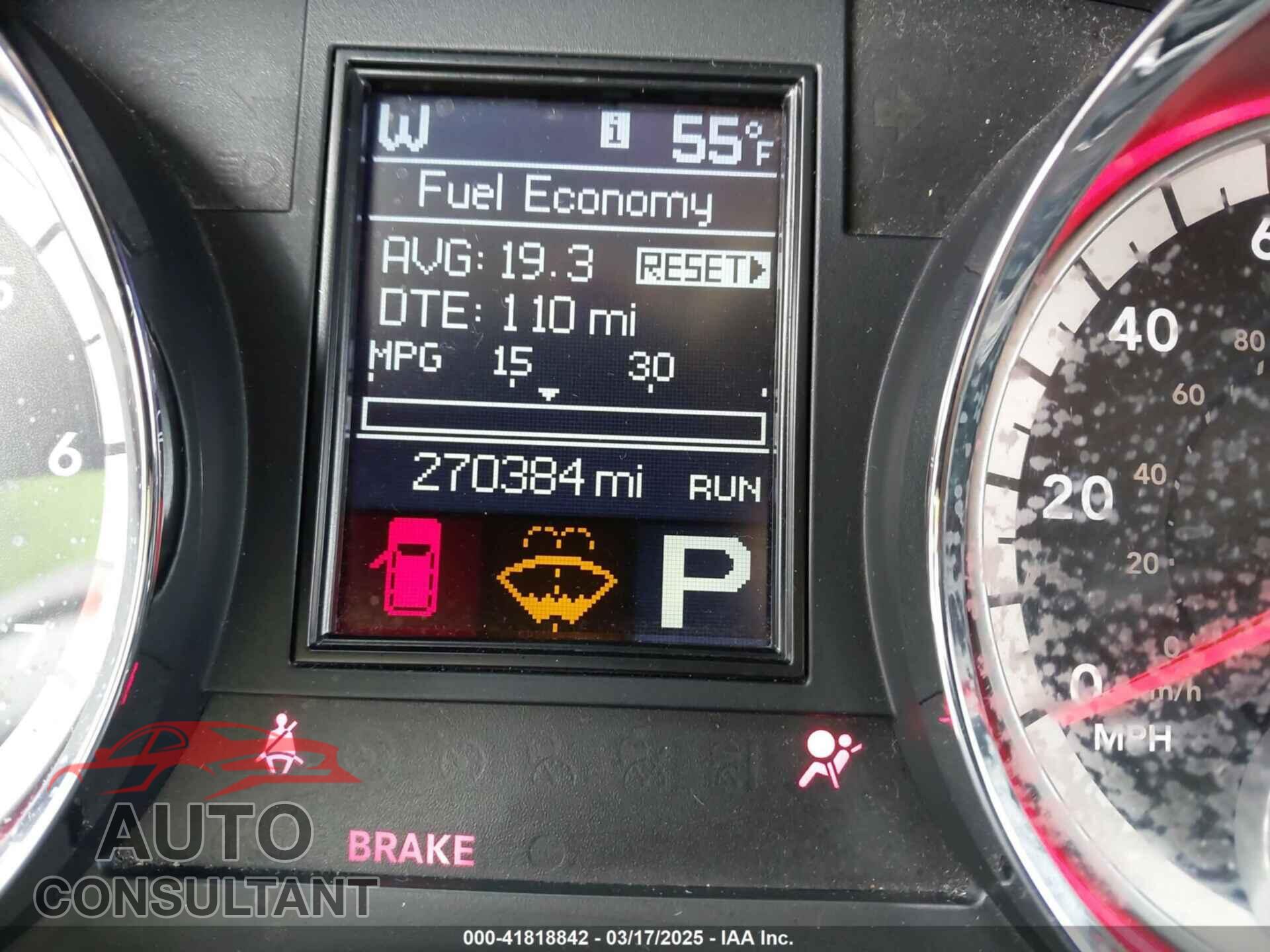 DODGE DURANGO 2013 - 1C4RDHEG8DC608255