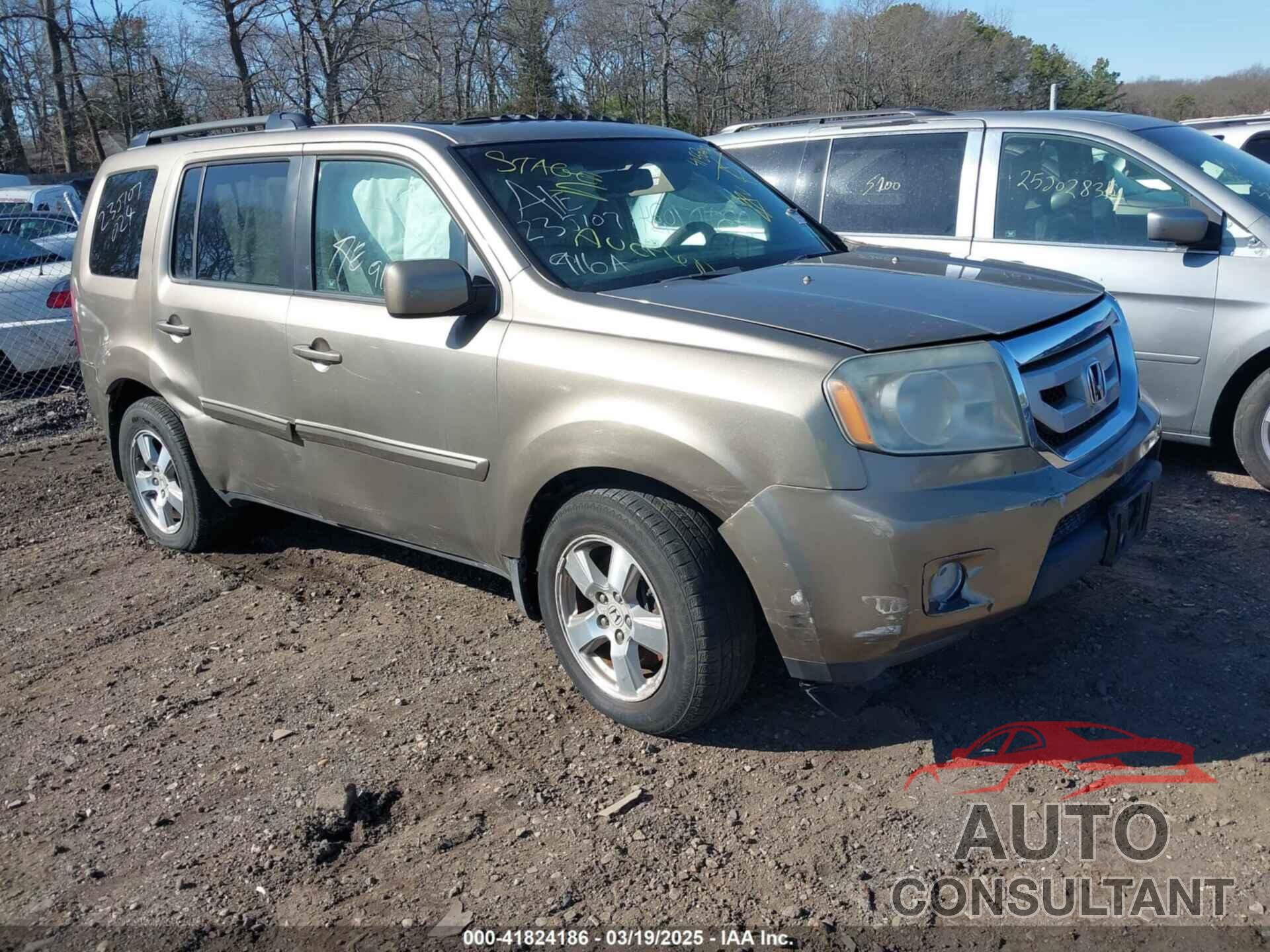 HONDA PILOT 2009 - 5FNYF48569B047587