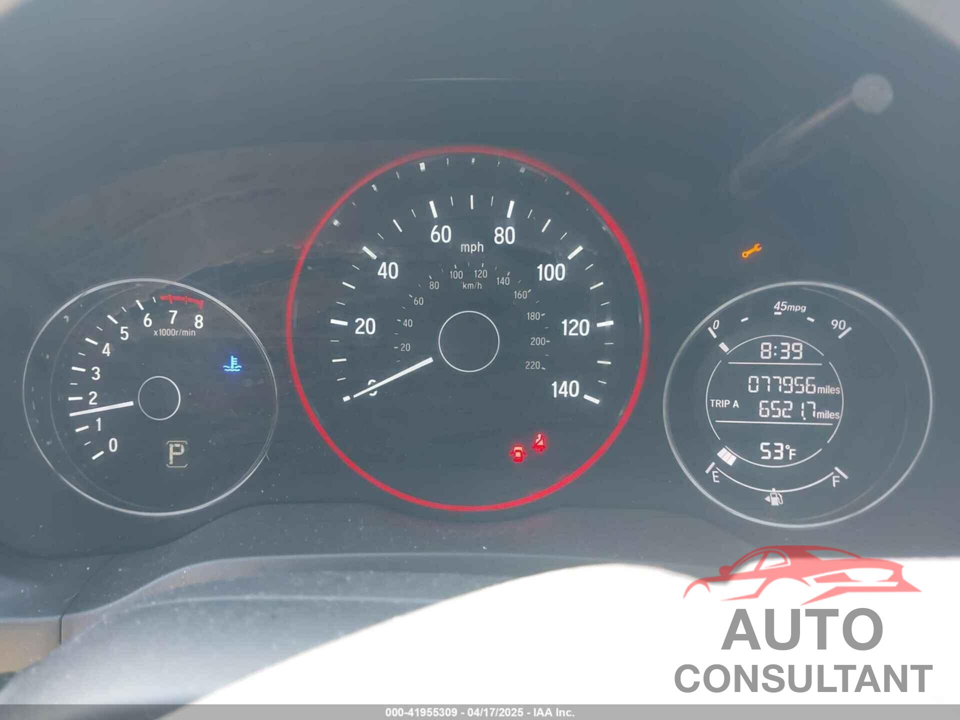 HONDA HR-V 2017 - 3CZRU6H32HM700764