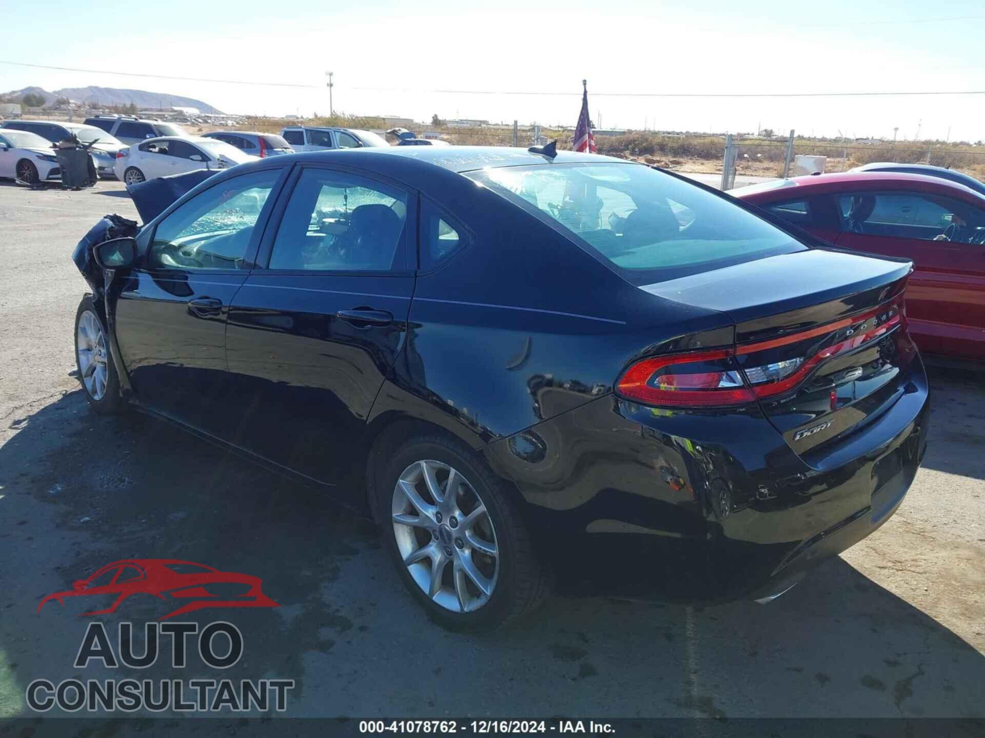DODGE DART 2013 - 1C3CDFBA4DD324405
