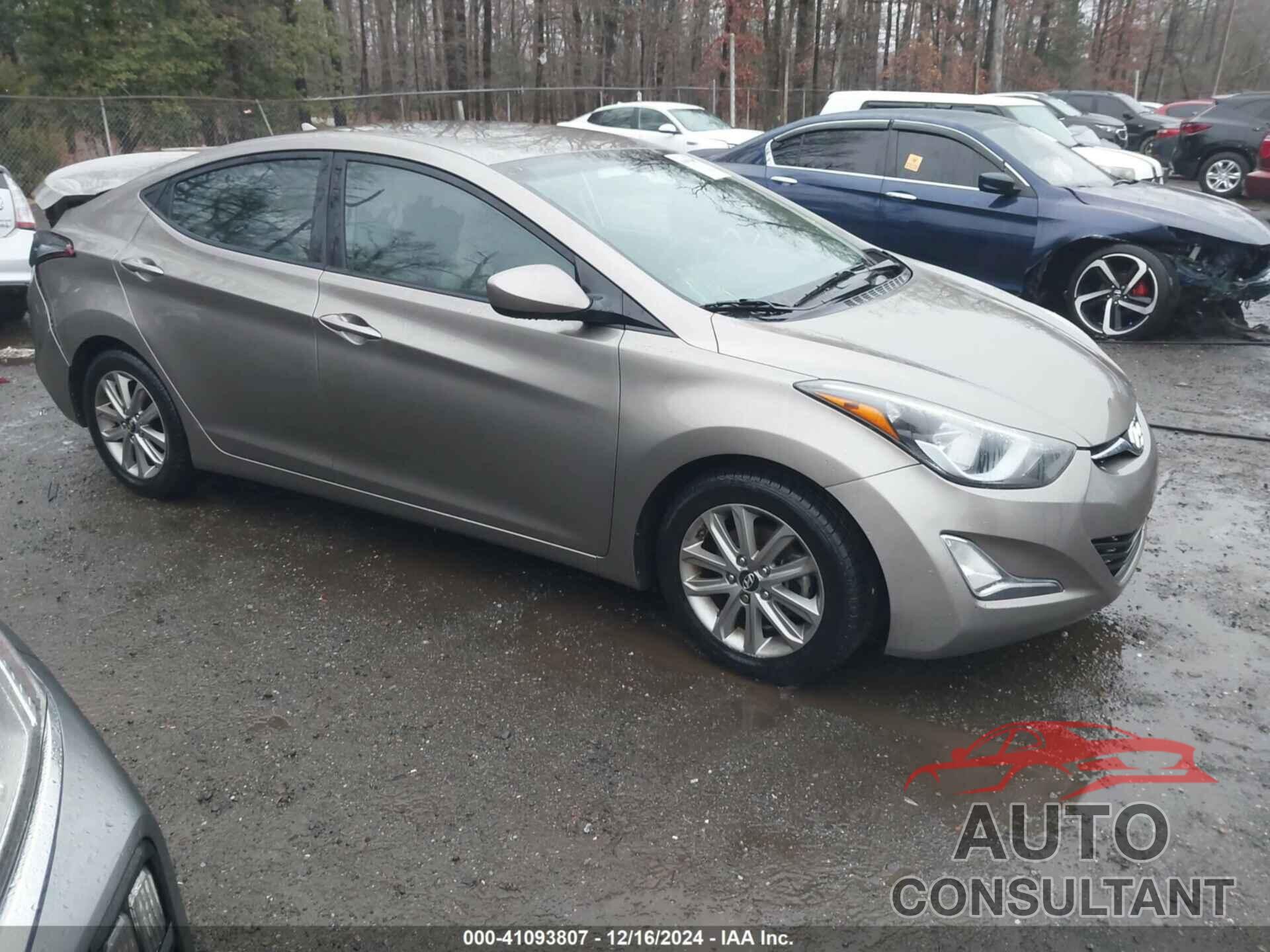 HYUNDAI ELANTRA 2014 - 5NPDH4AE2EH458340