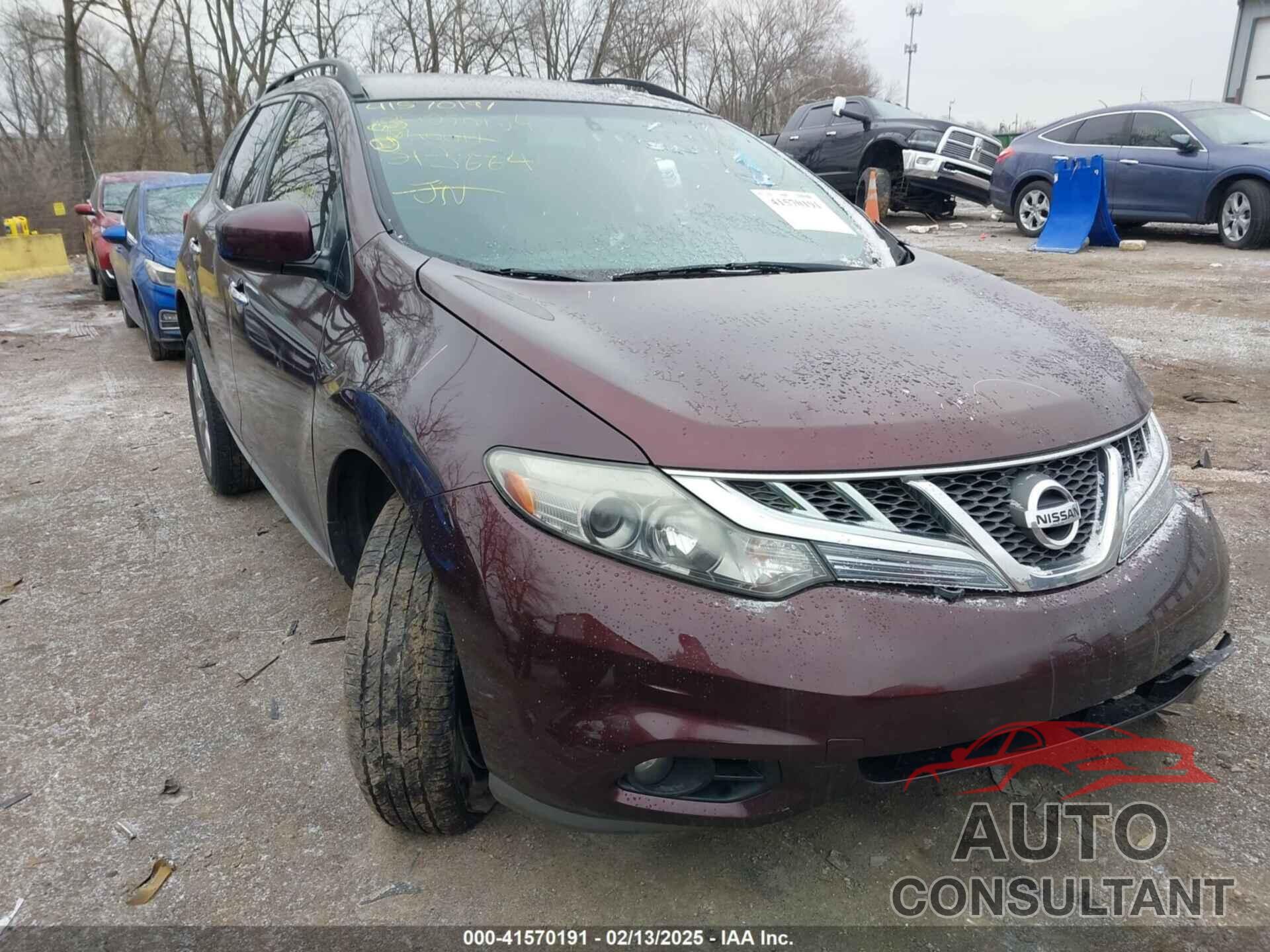 NISSAN MURANO 2013 - JN8AZ1MW5DW313664