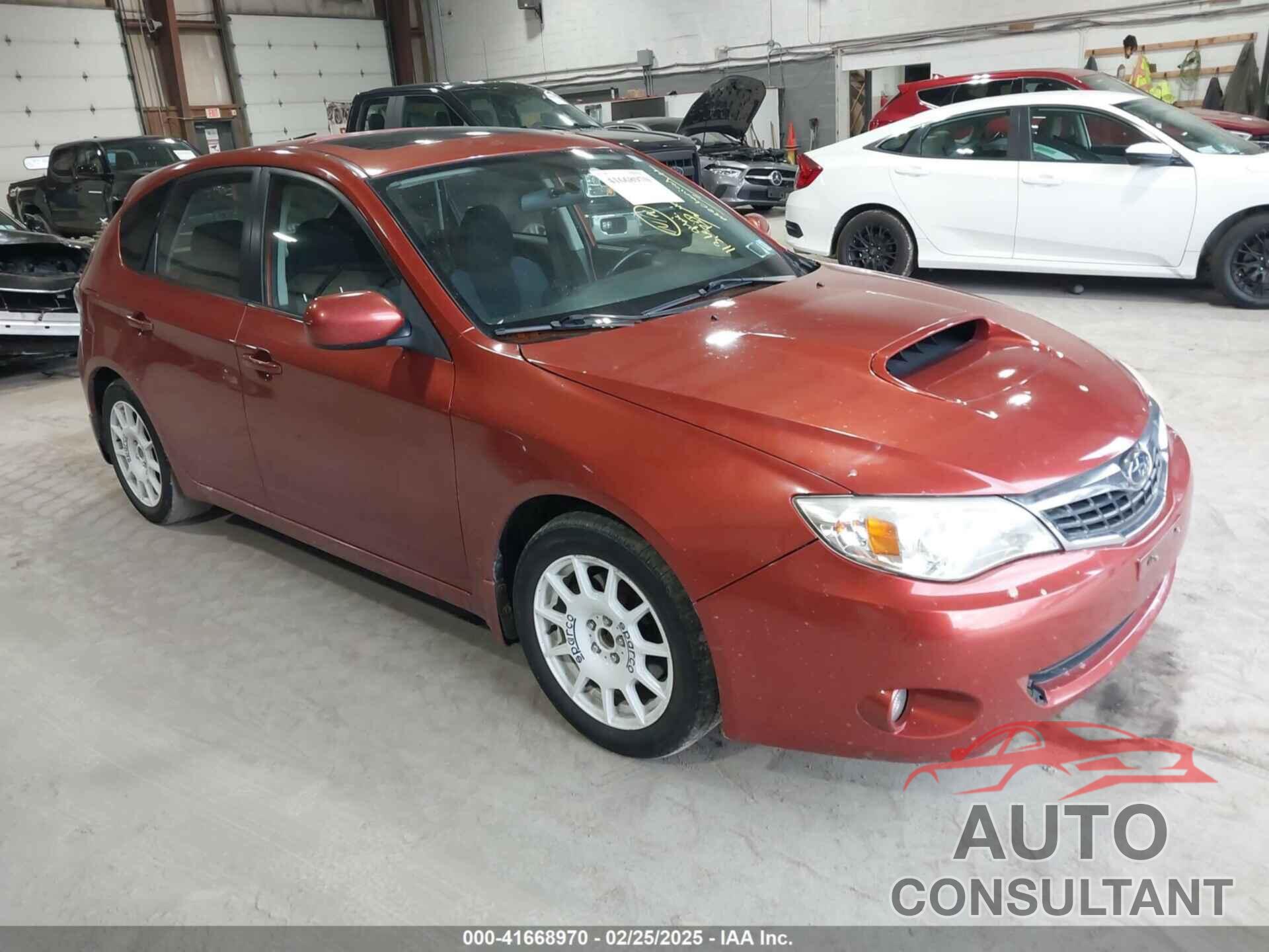 SUBARU IMPREZA 2009 - JF1GH74669H800028