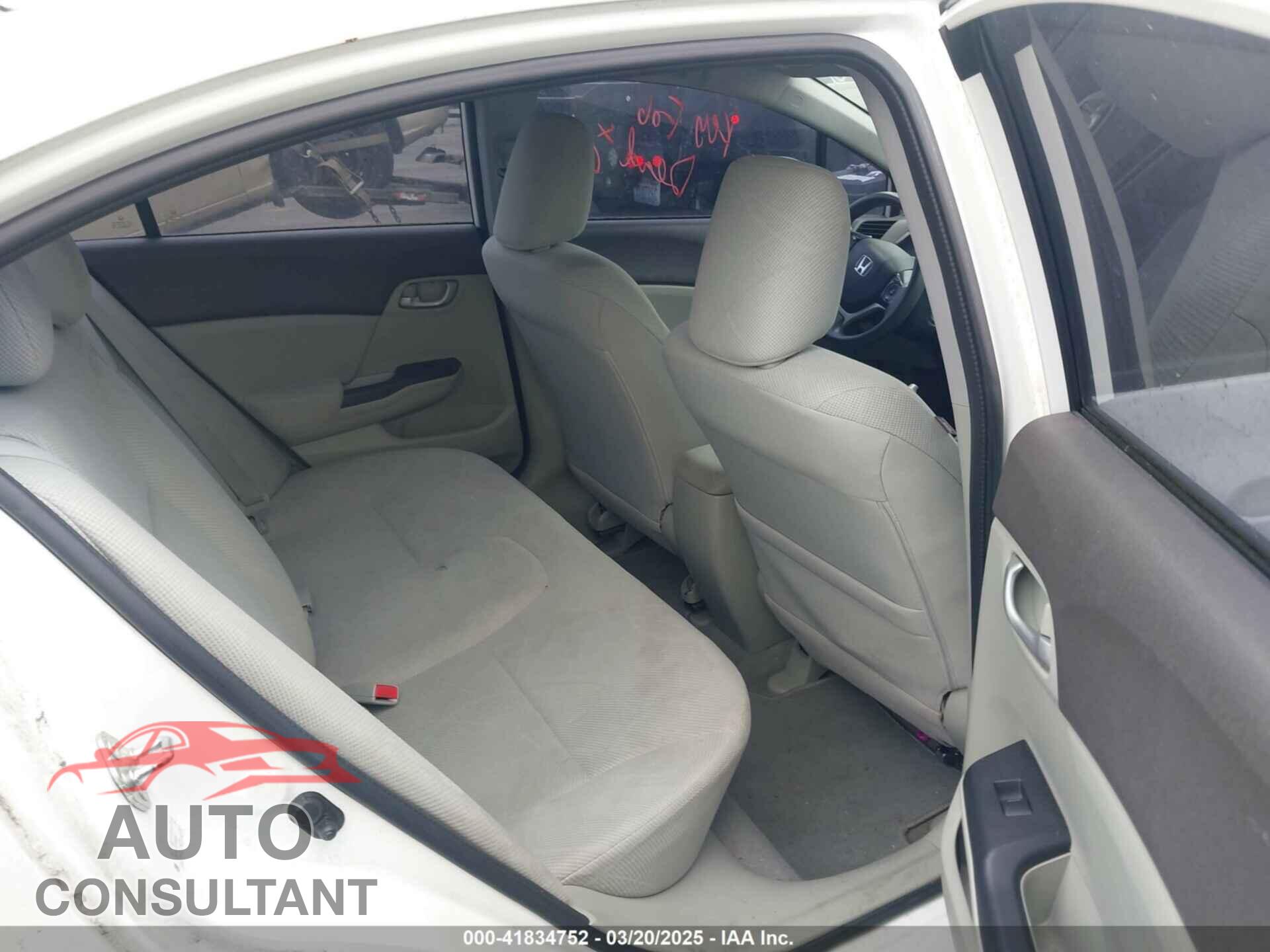HONDA CIVIC 2012 - 2HGFB2F55CH569981