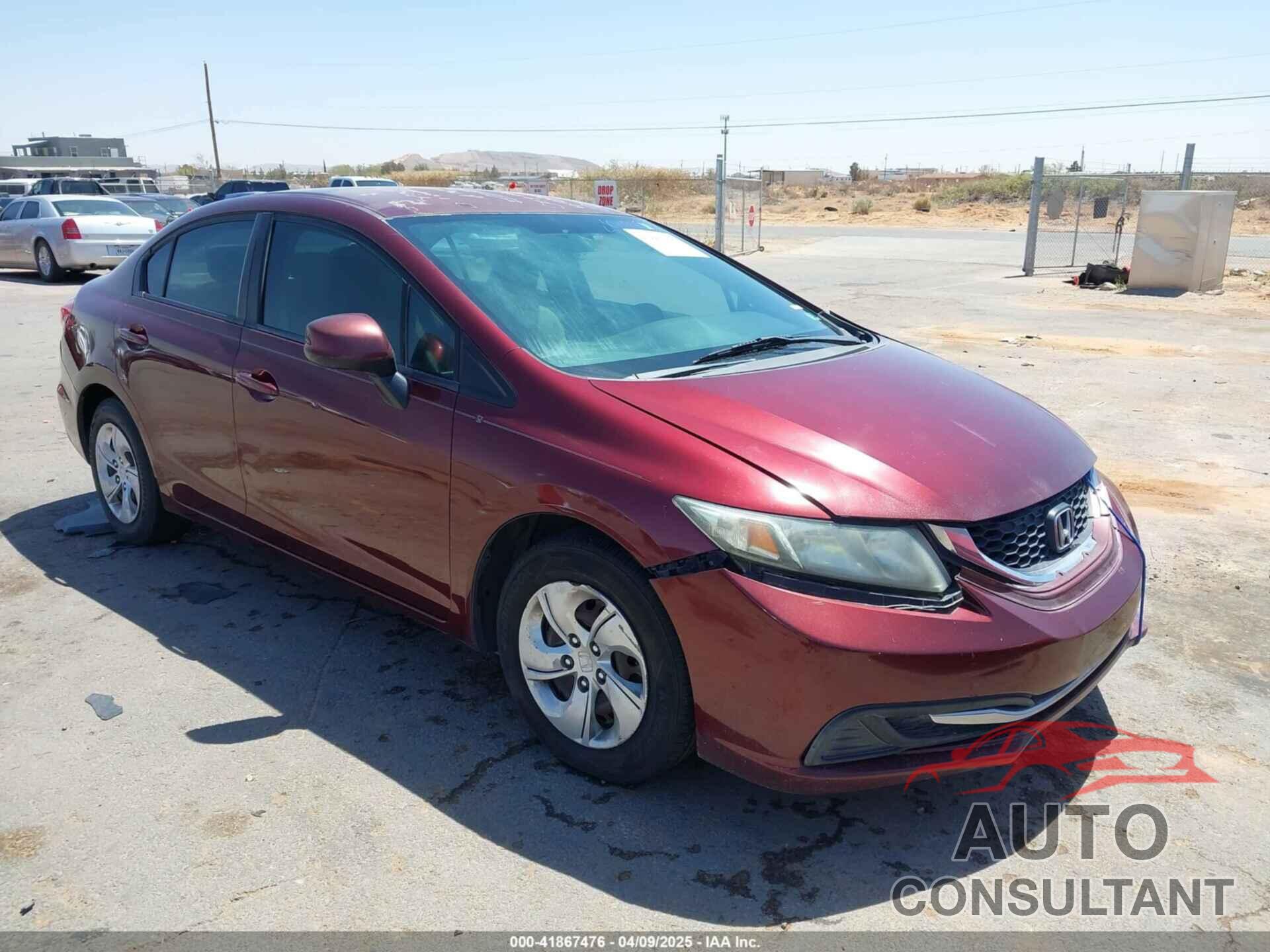 HONDA CIVIC 2013 - 2HGFB2F56DH573698