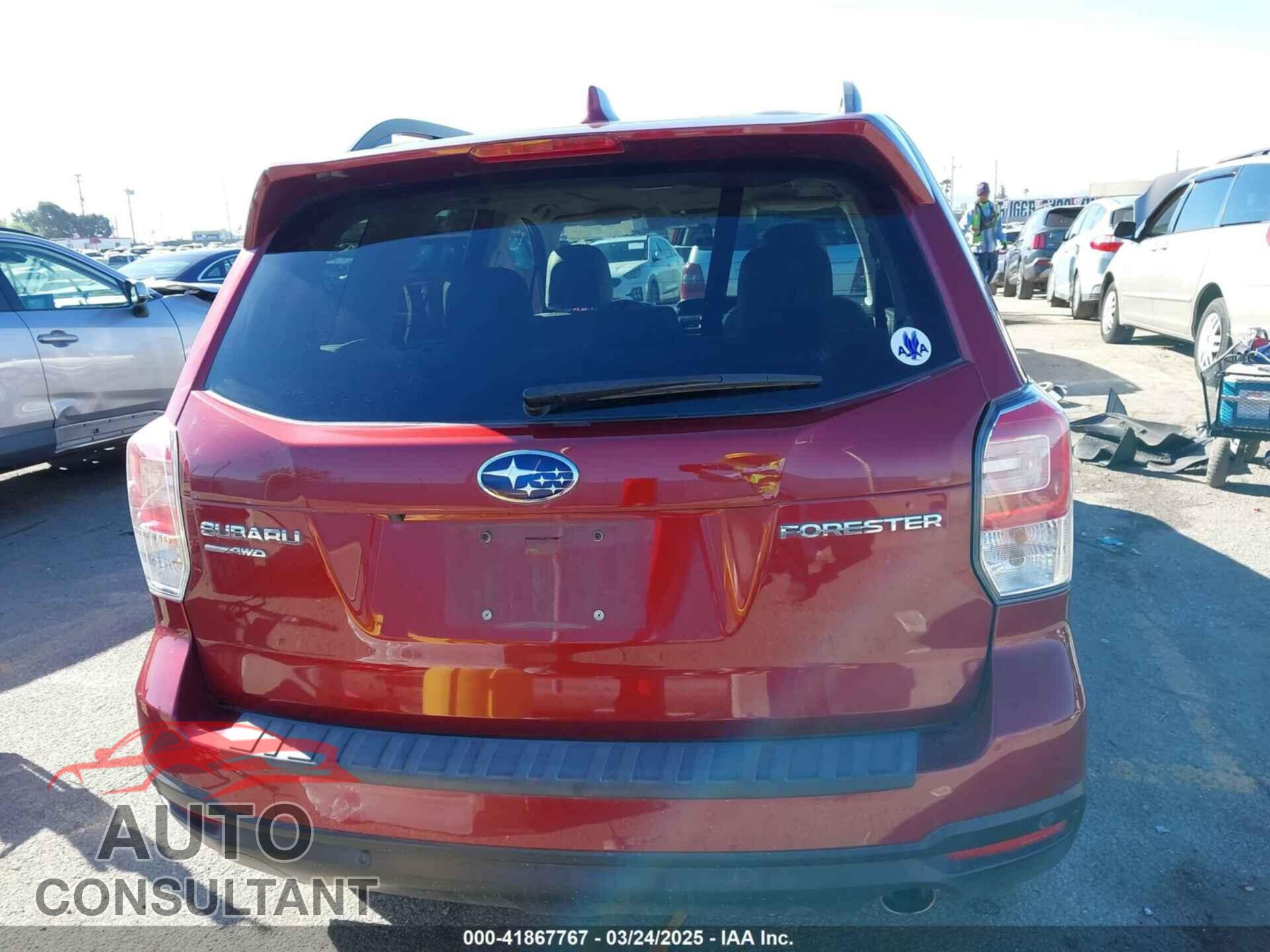 SUBARU FORESTER 2018 - JF2SJARC7JH521701