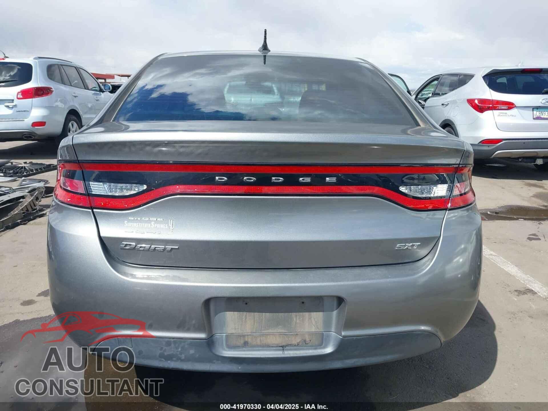 DODGE DART 2013 - 1C3CDFBA7DD343336