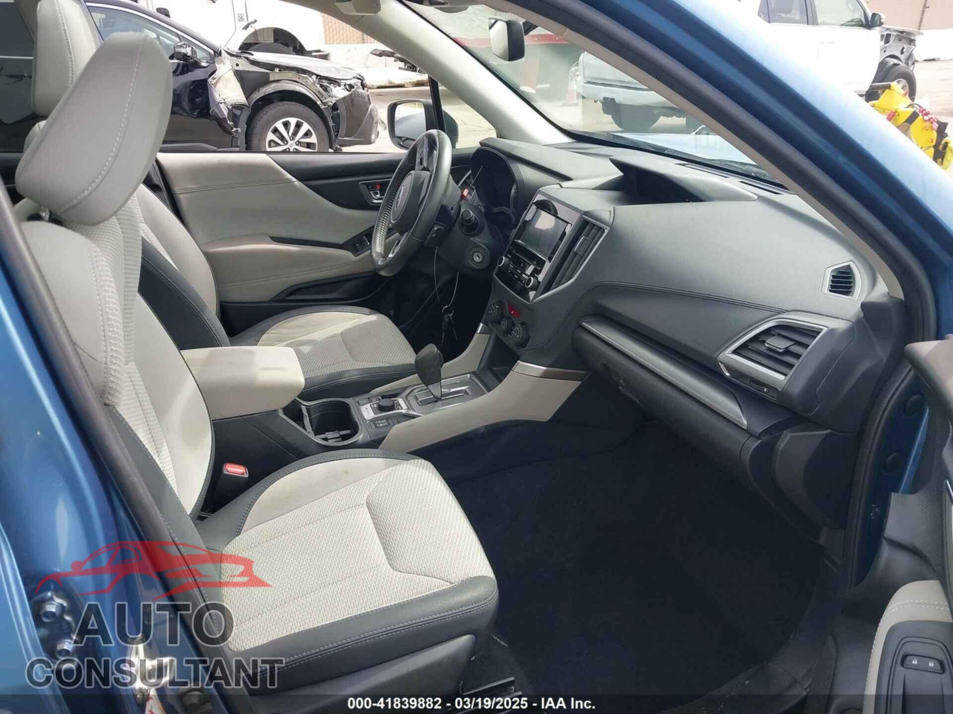 SUBARU FORESTER 2019 - JF2SKAEC0KH522113