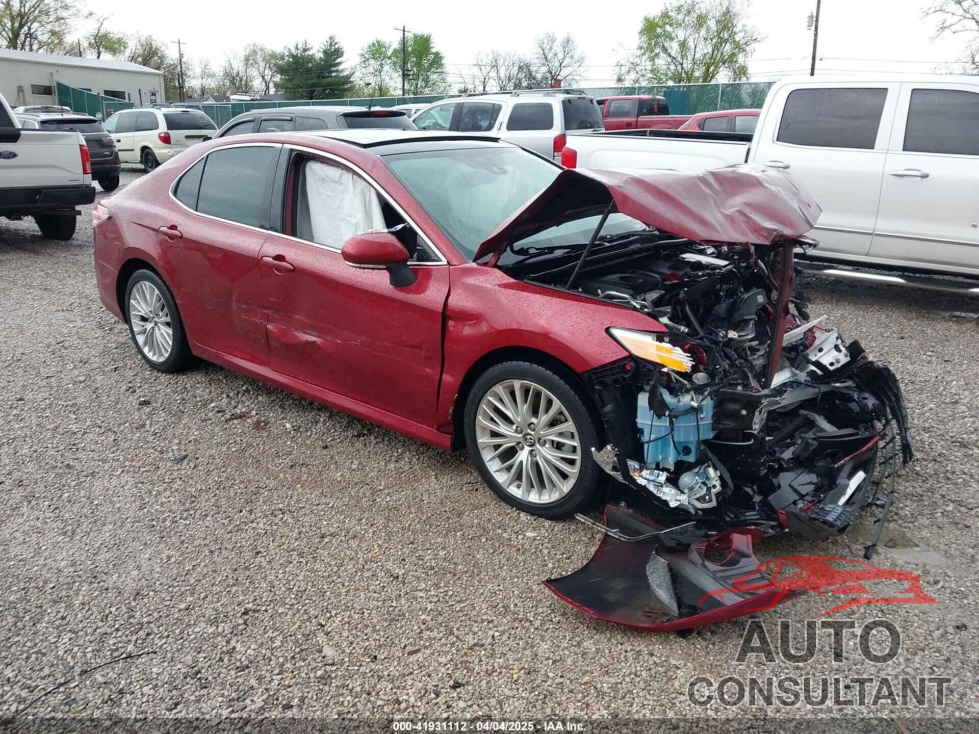TOYOTA CAMRY 2019 - 4T1B11HK8KU848457