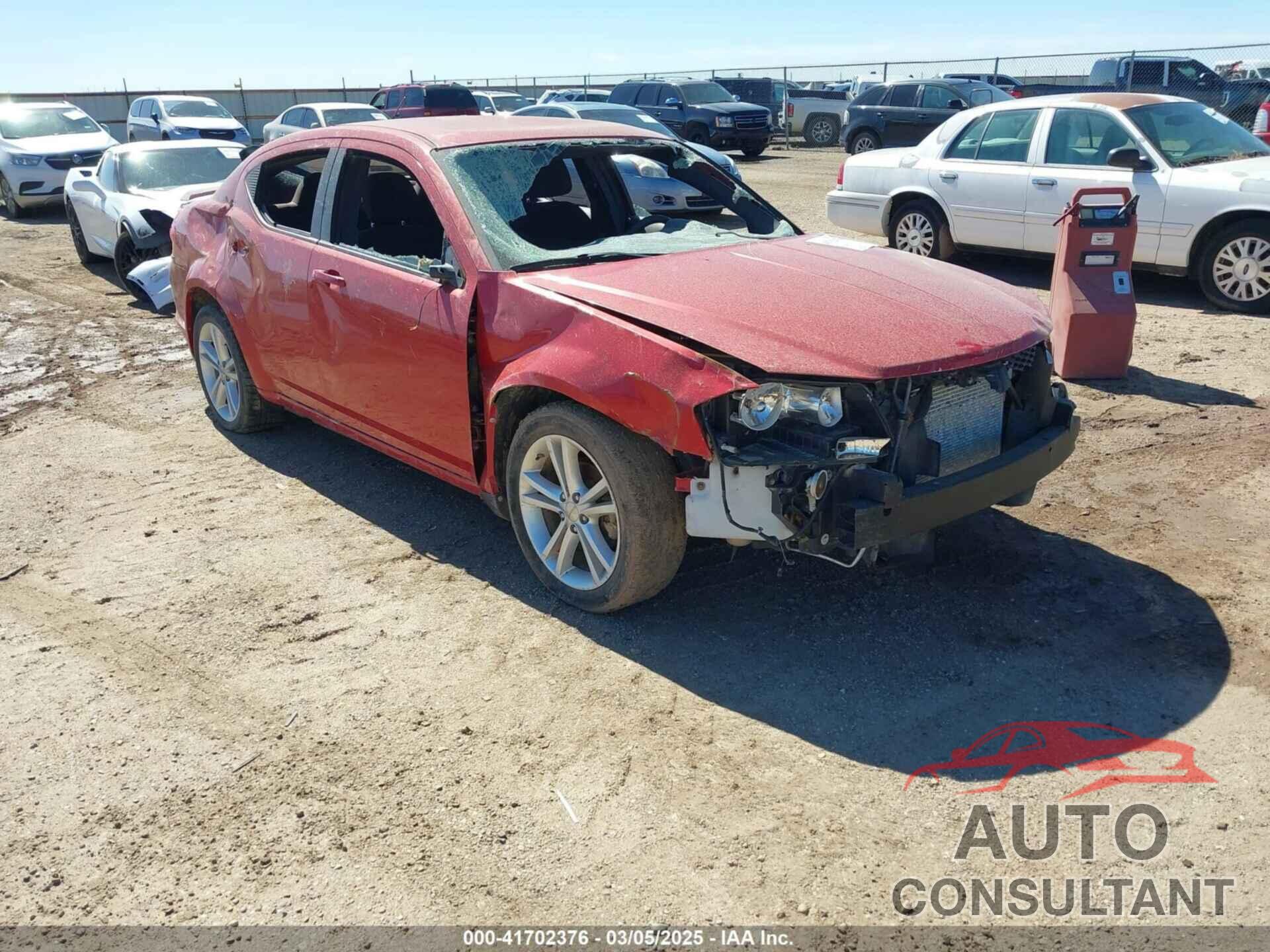 DODGE AVENGER 2013 - 1C3CDZAG5DN753893