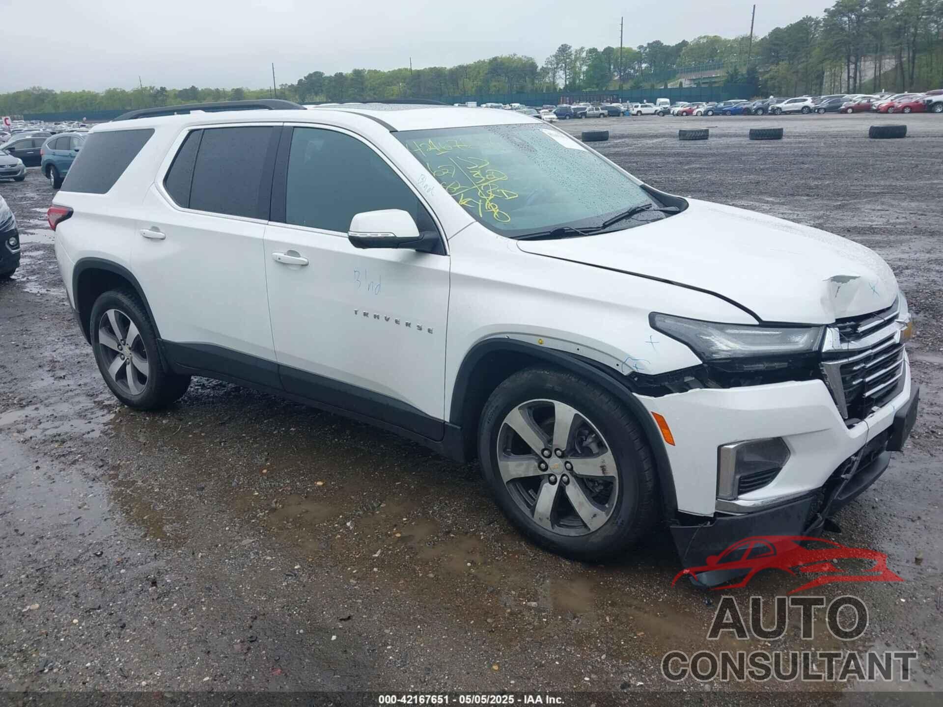 CHEVROLET TRAVERSE 2022 - 1GNEVHKW6NJ135807