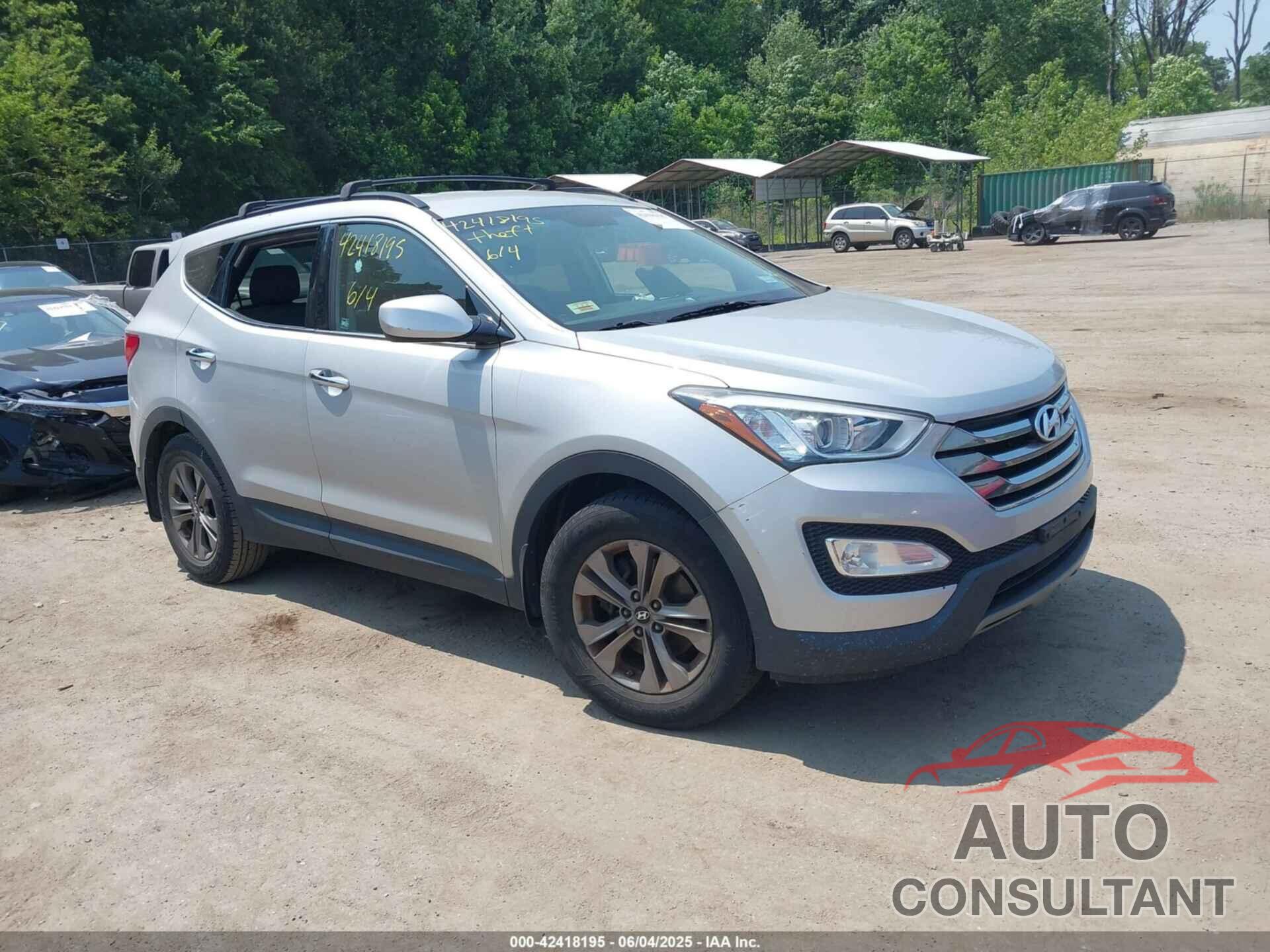 HYUNDAI SANTA FE SPORT 2014 - 5XYZU3LB2EG220400