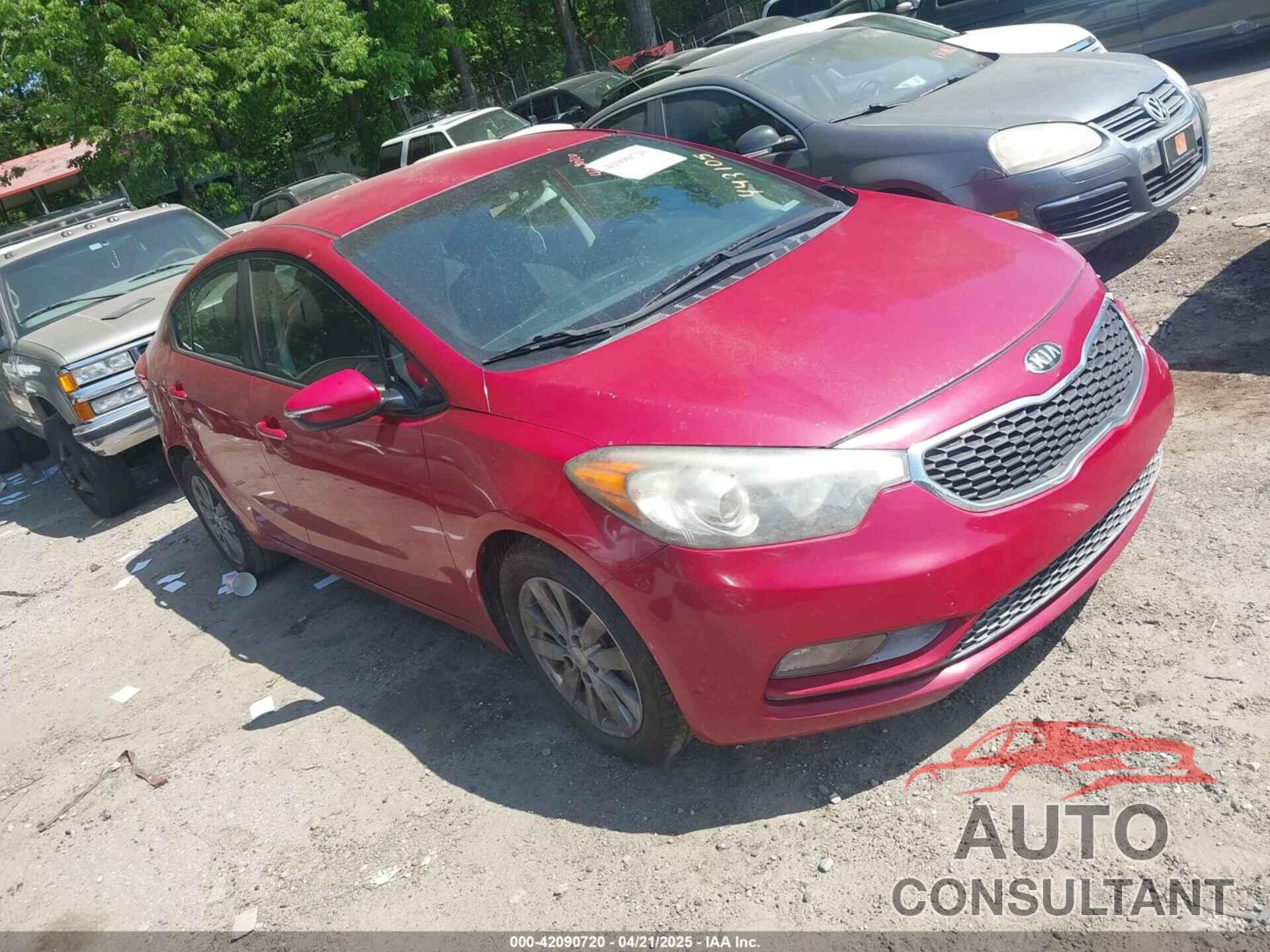 KIA FORTE 2016 - KNAFX4A6XG5443105
