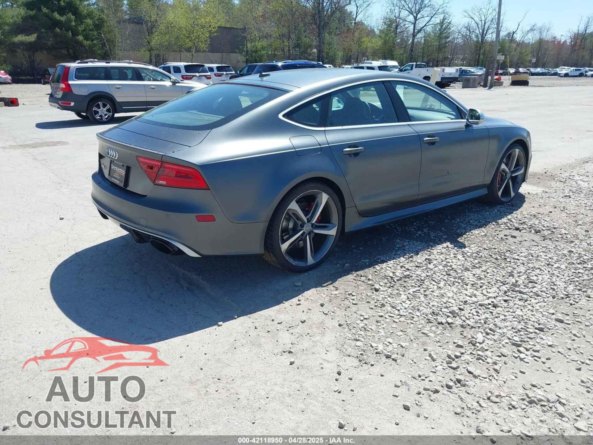 AUDI RS 7 2014 - WUAW2AFCXEN903961