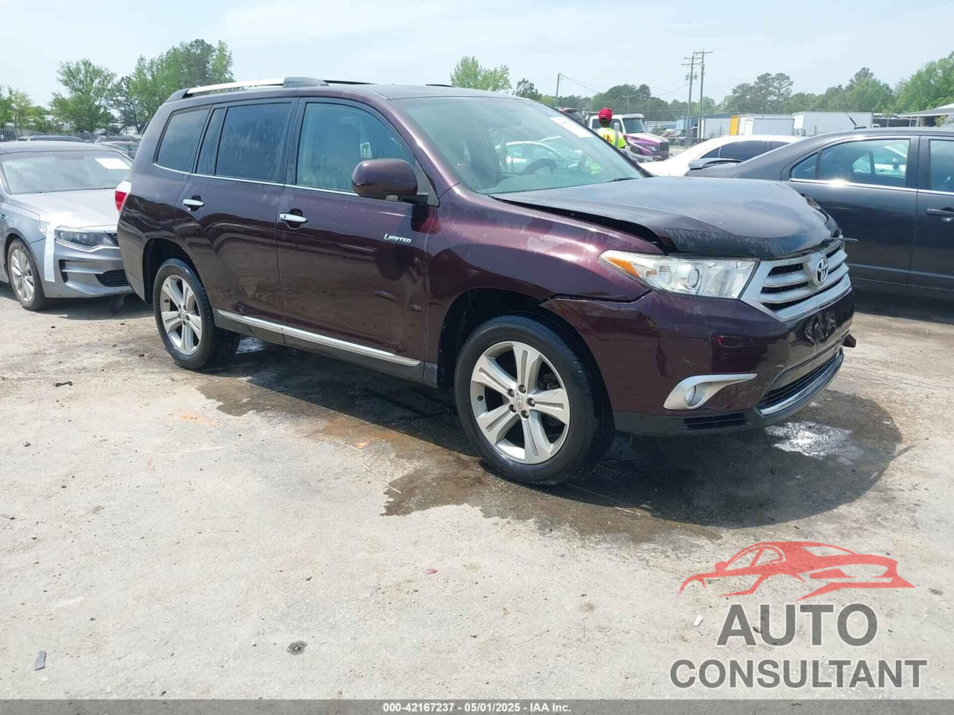 TOYOTA HIGHLANDER 2013 - 5TDDK3EHXDS220633