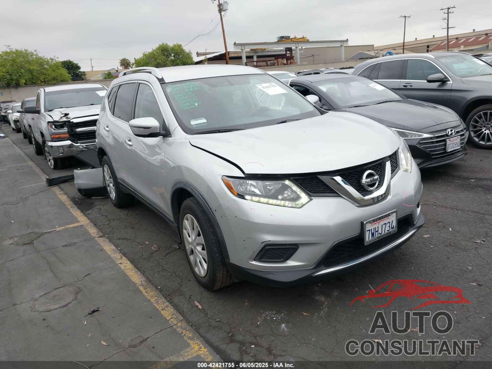 NISSAN ROGUE 2016 - JN8AT2MT9GW027396