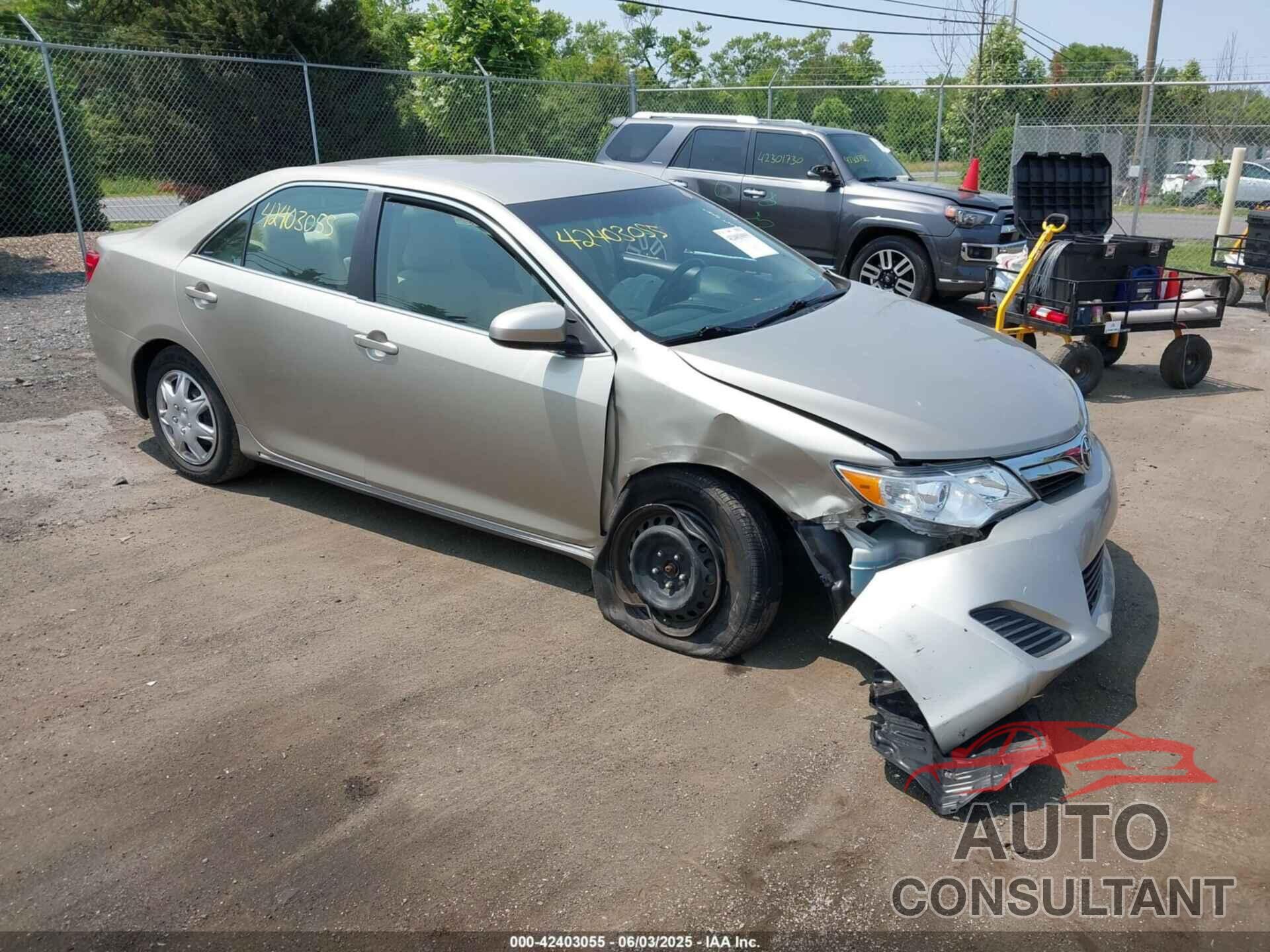 TOYOTA CAMRY 2013 - 4T4BF1FK7DR331678
