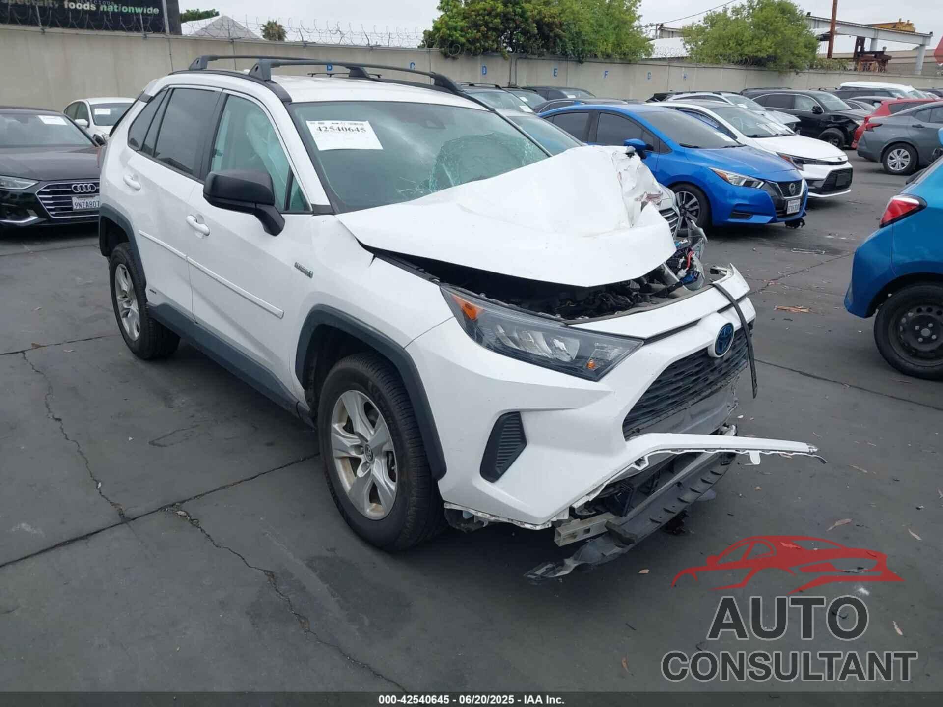 TOYOTA RAV4 HYBRID 2020 - 2T3LWRFV9LW062130