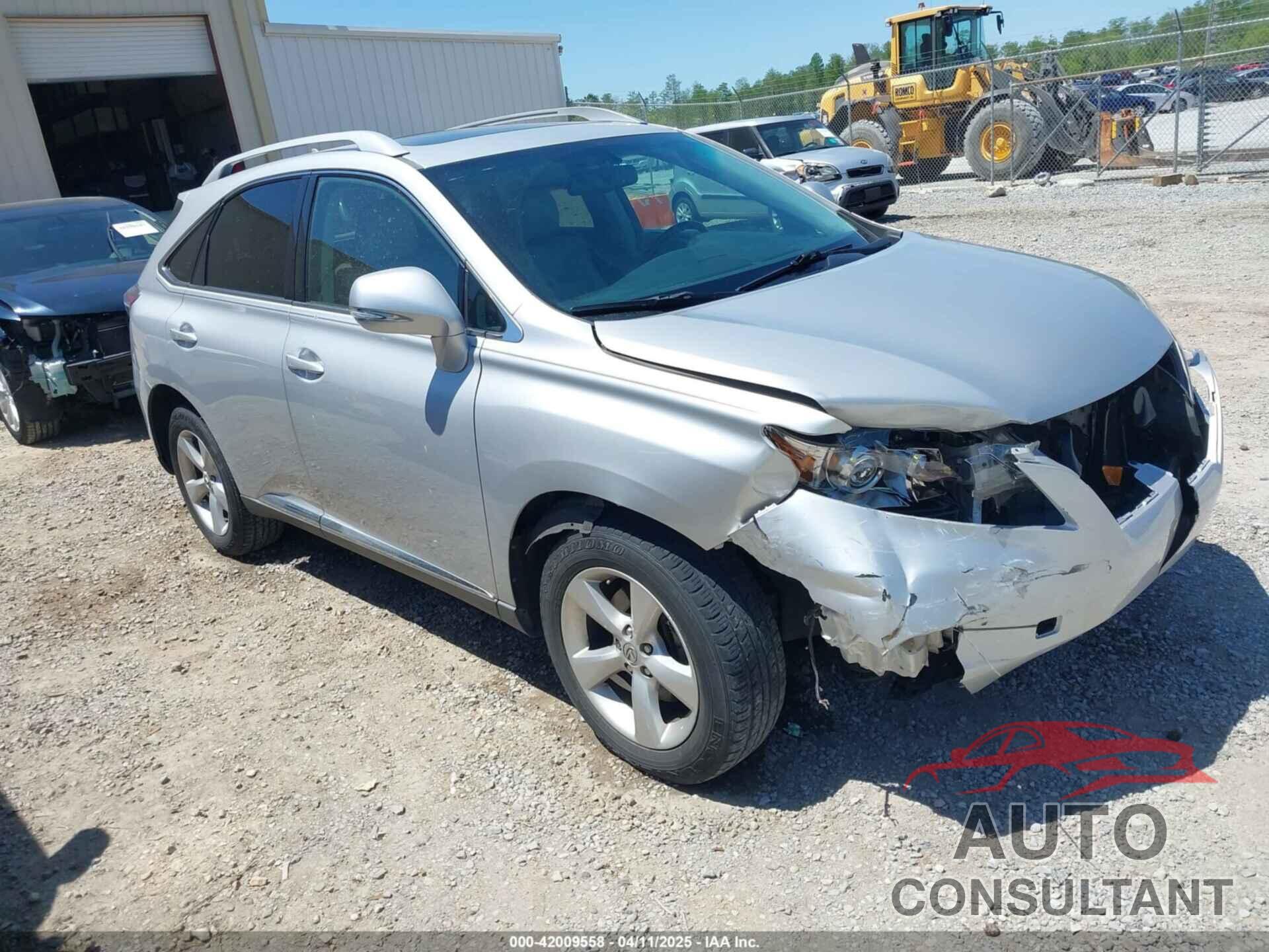 LEXUS RX 350 2011 - 2T2BK1BAXBC110640