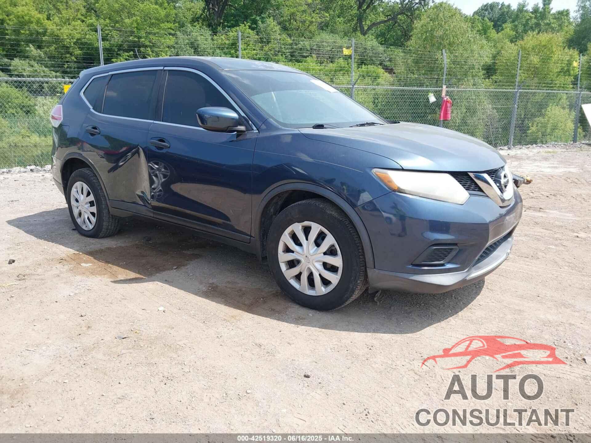 NISSAN ROGUE 2016 - KNMAT2MT5GP651847