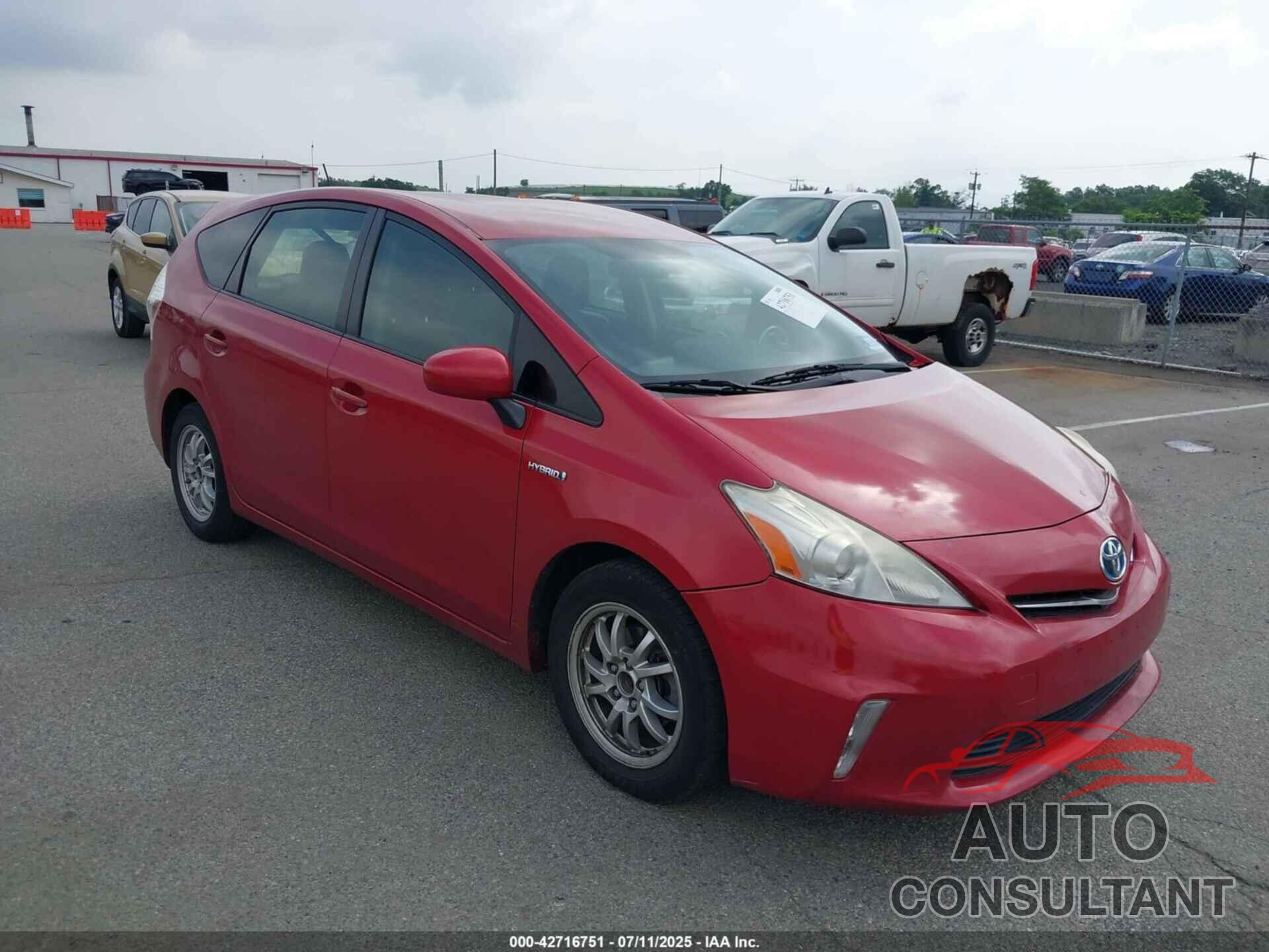 TOYOTA PRIUS V 2012 - JTDZN3EU7C3014874