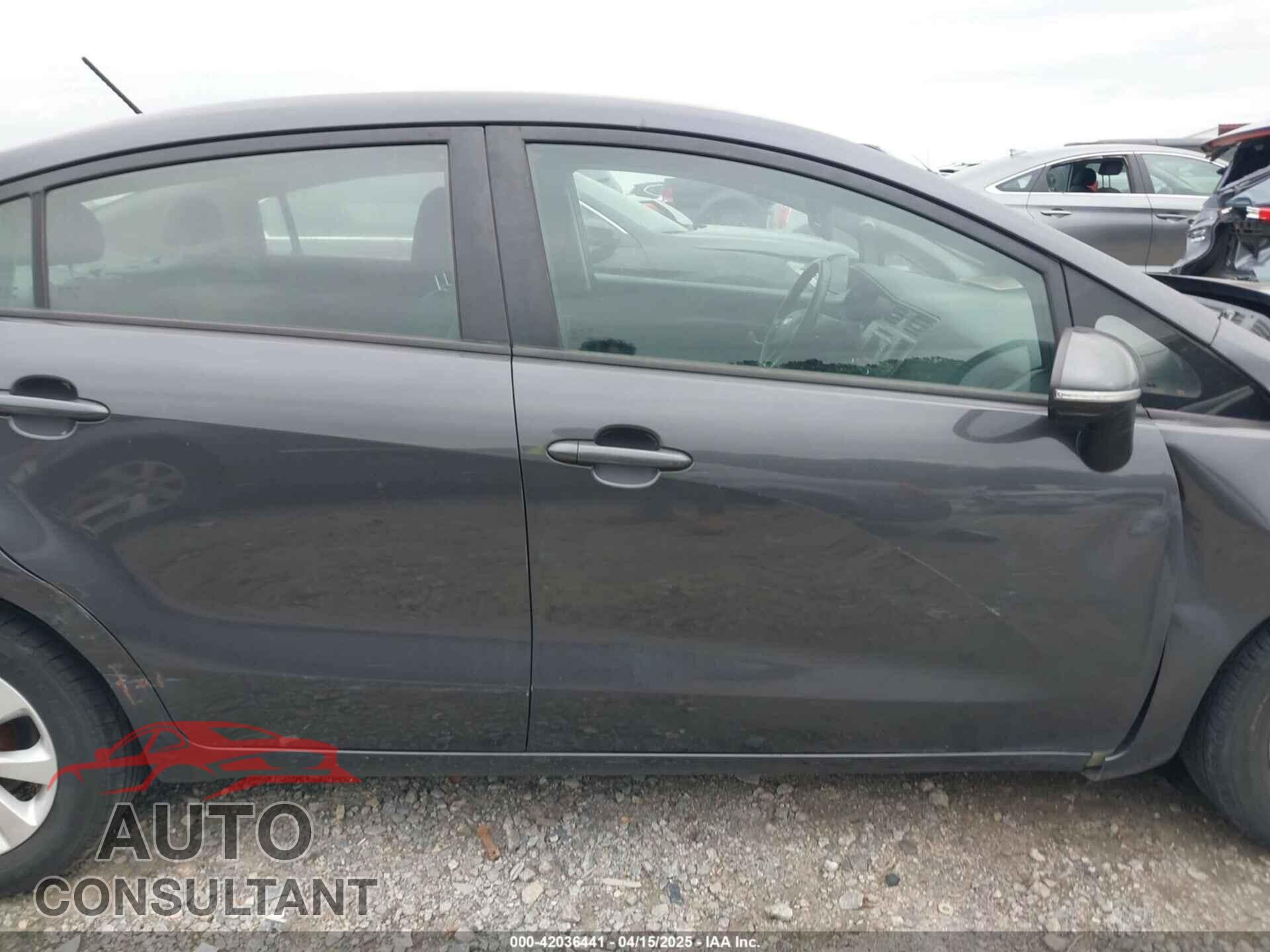 KIA RIO 2013 - KNADN4A34D6285952