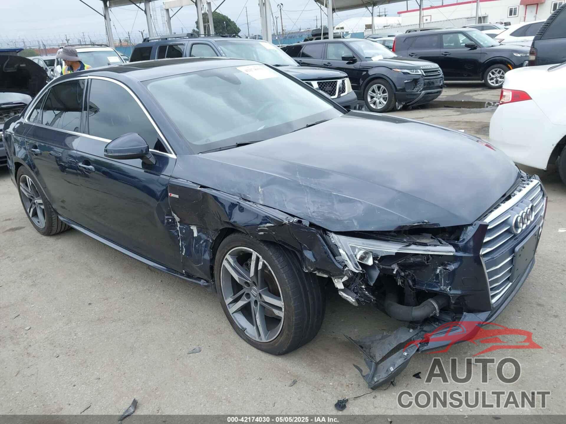 AUDI A4 2018 - WAULMAF41JN011396