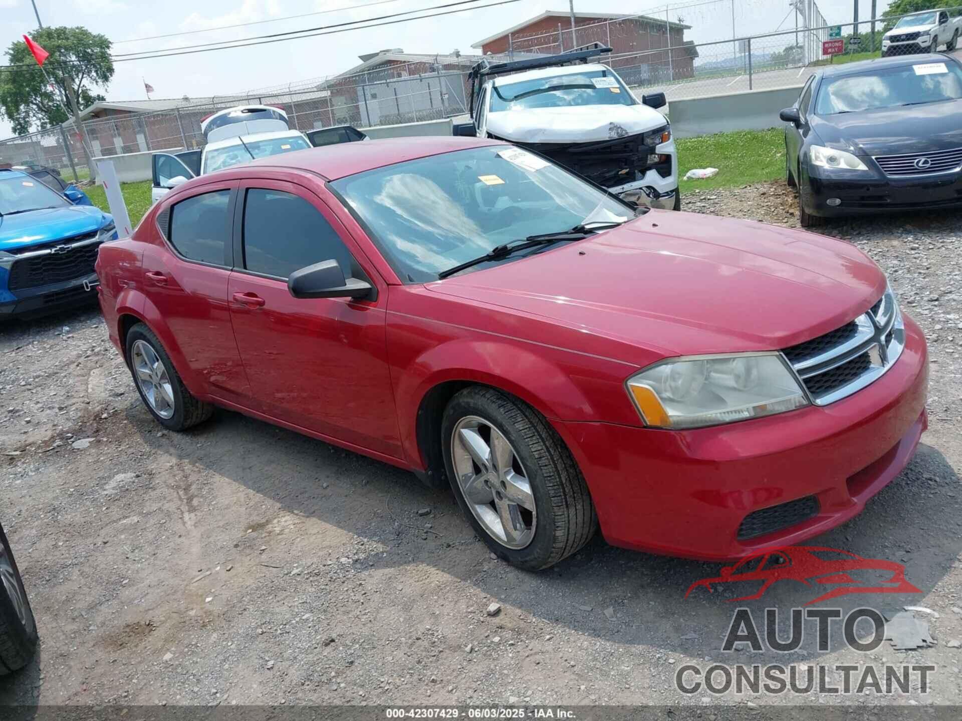 DODGE AVENGER 2013 - 1C3CDZABXDN657424