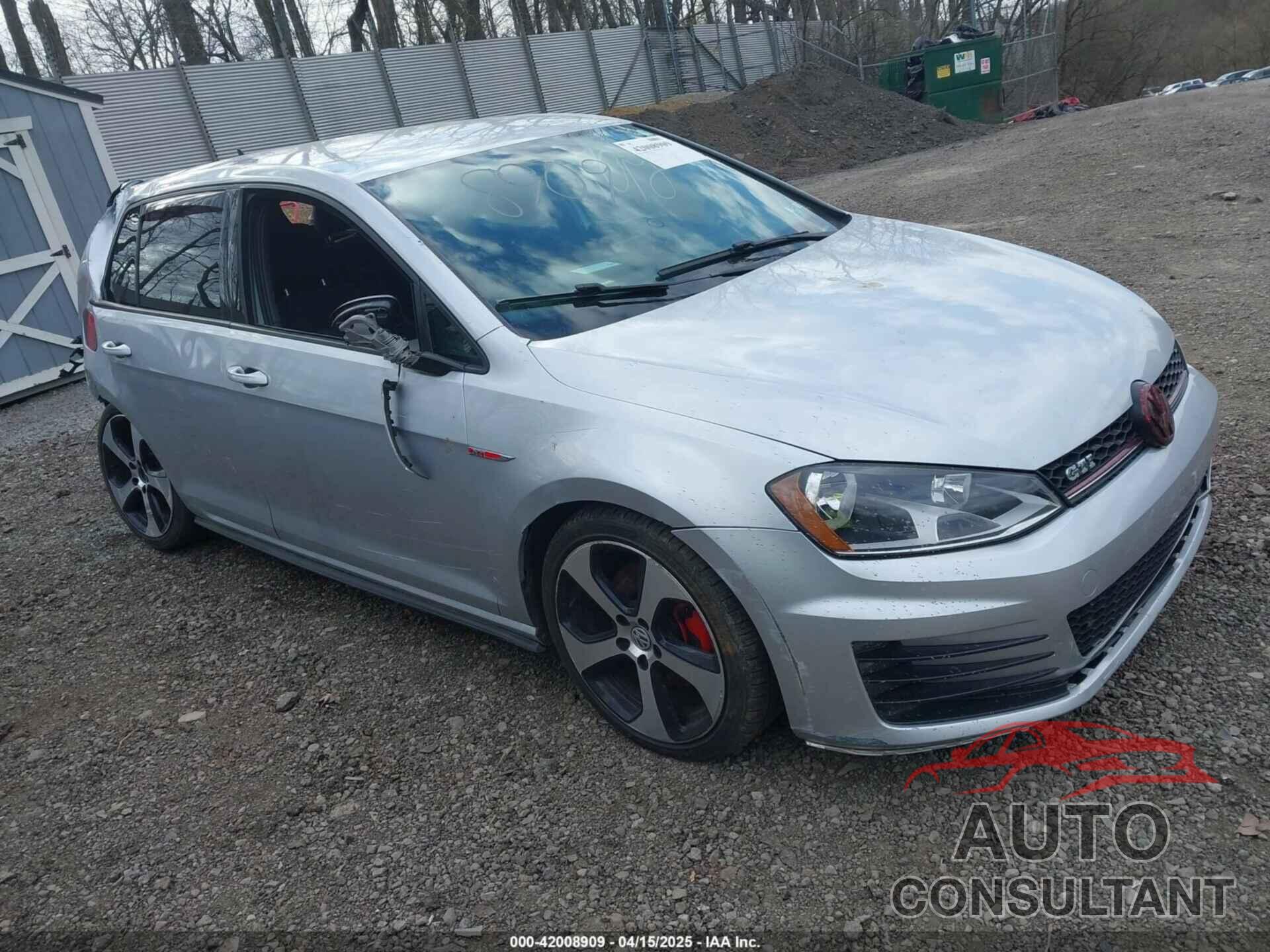 VOLKSWAGEN GOLF GTI 2017 - 3VW5T7AU8HM020462