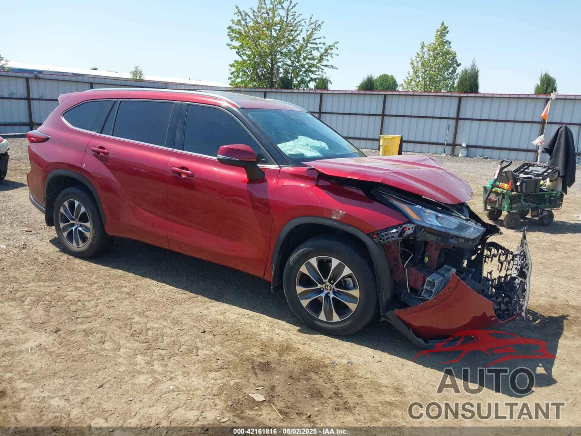TOYOTA HIGHLANDER 2020 - 5TDGZRBH1LS024062