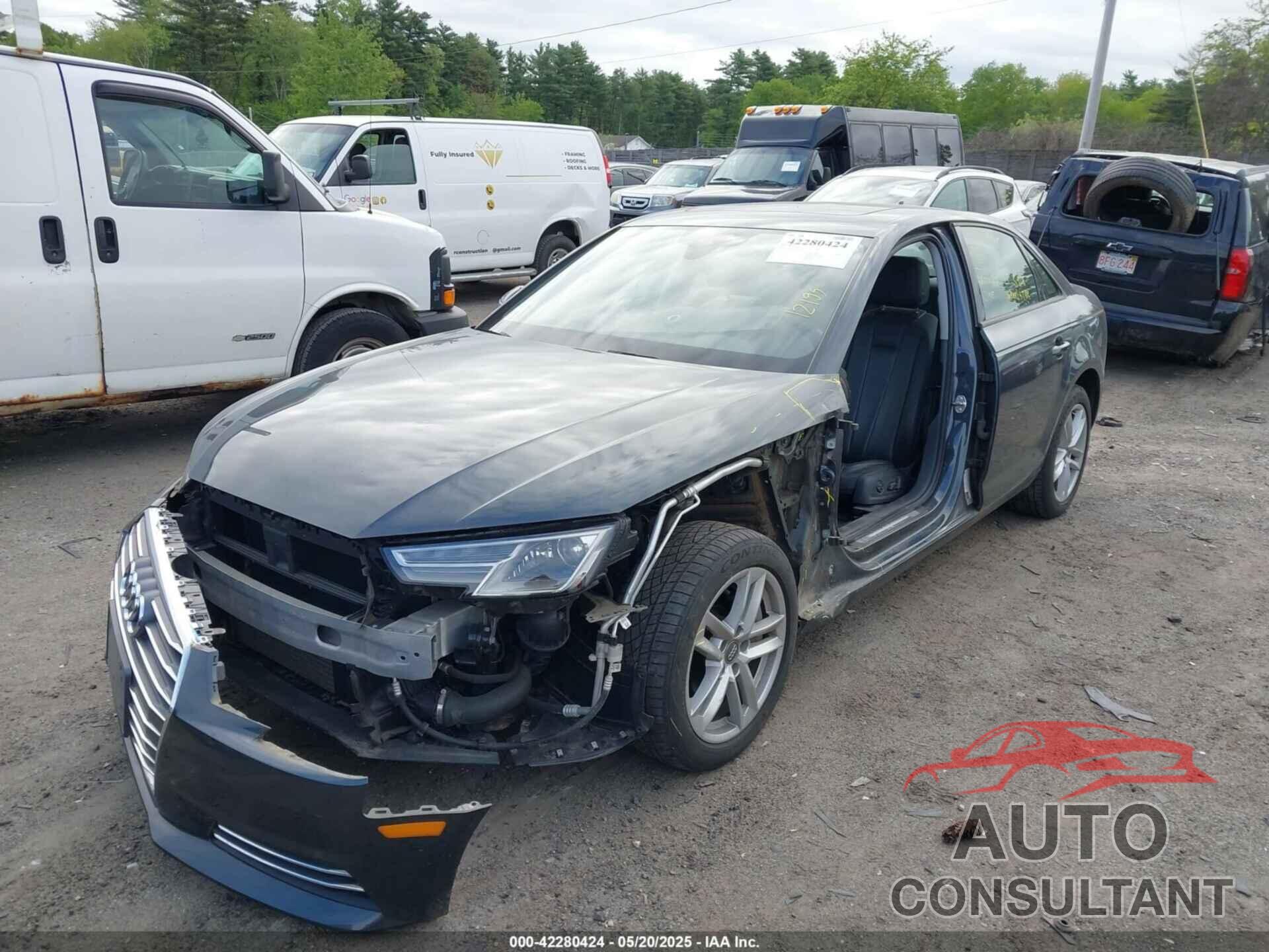 AUDI A4 2017 - WAUANAF44HN039210