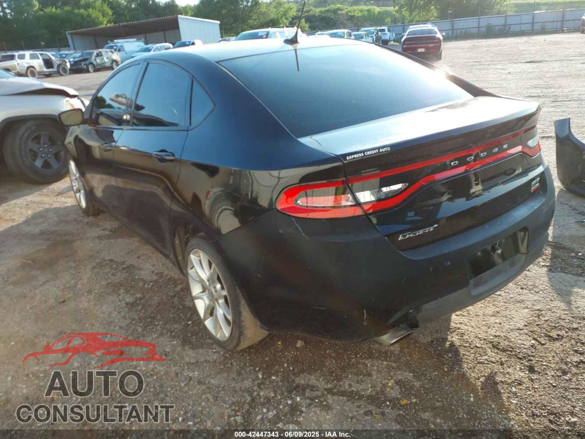 DODGE DART 2013 - 1C3CDFBH7DD154442