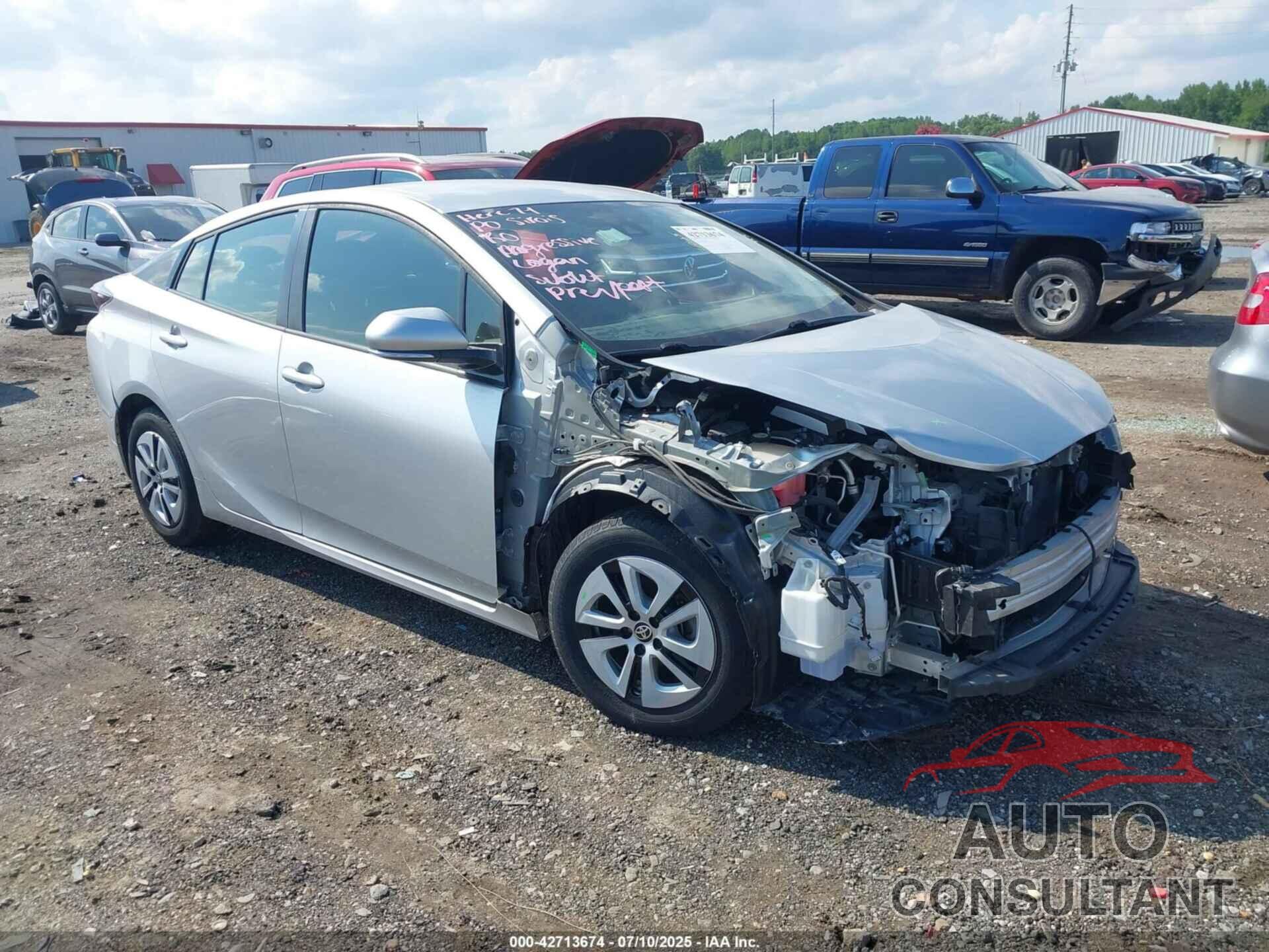 TOYOTA PRIUS 2018 - JTDKBRFU5J3066514