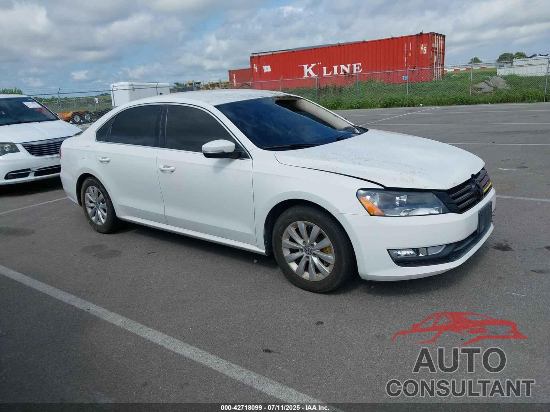 VOLKSWAGEN PASSAT 2015 - 1VWAS7A33FC091138