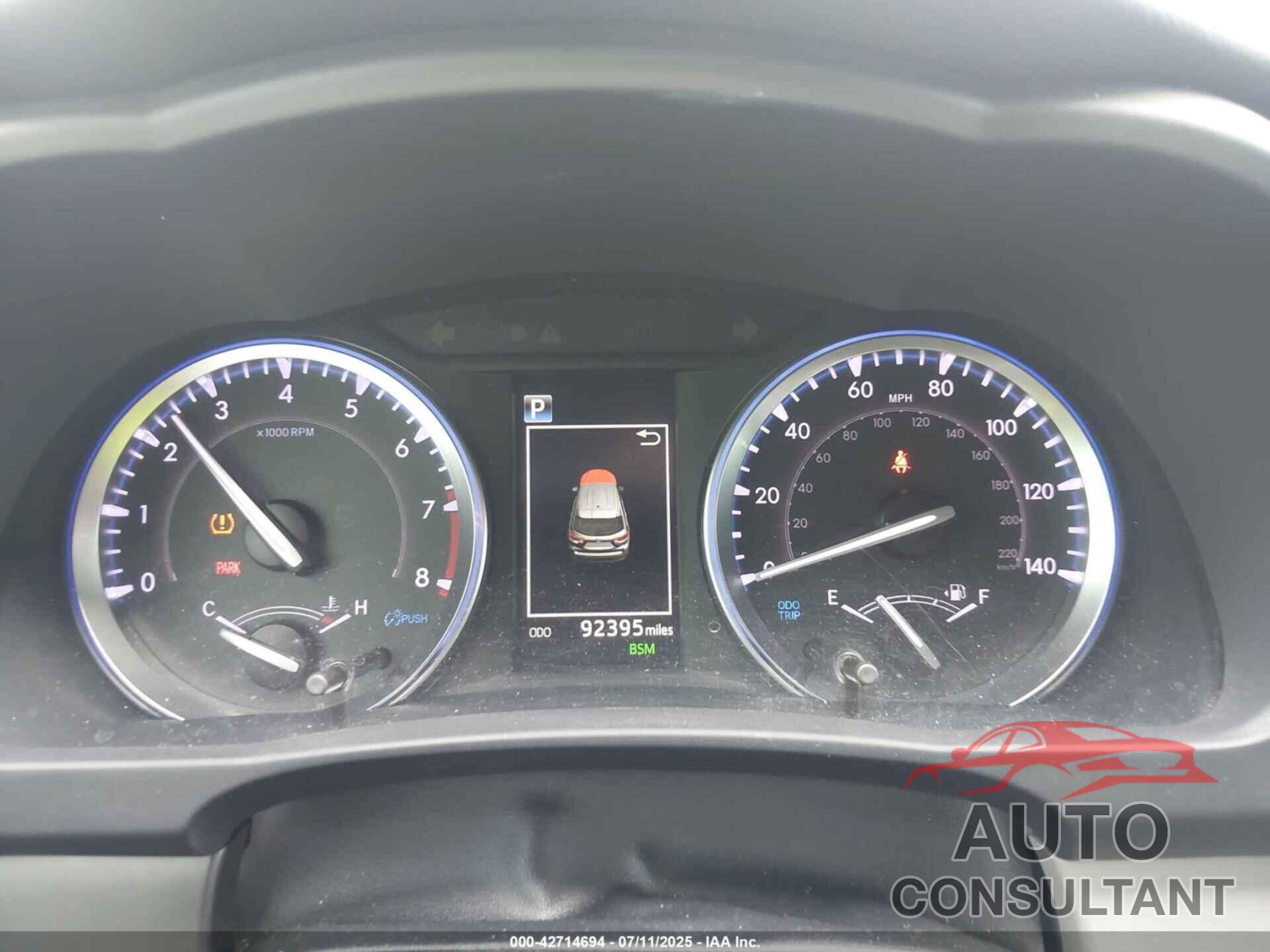 TOYOTA HIGHLANDER 2019 - 5TDKZRFH7KS318956