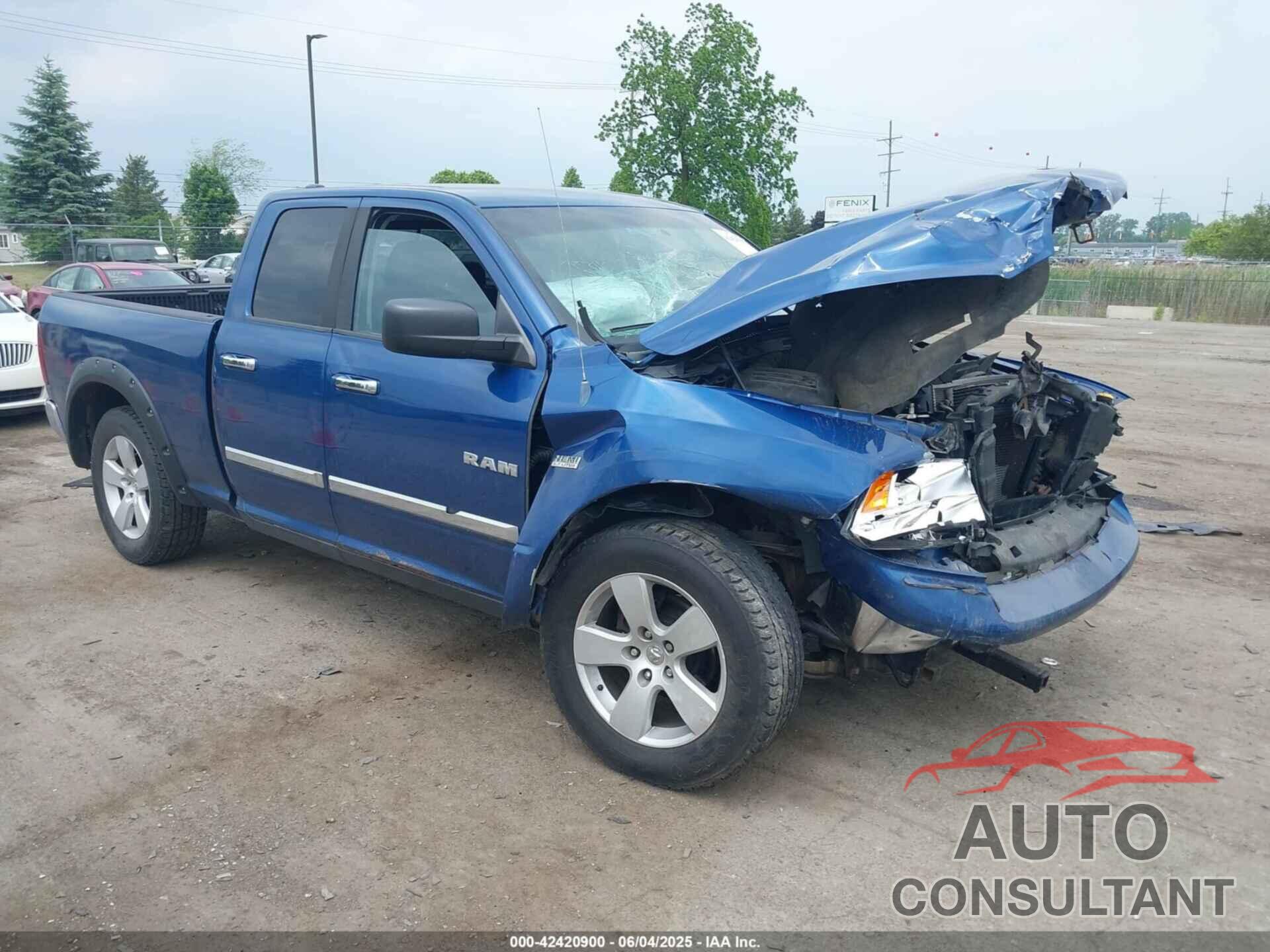 DODGE RAM 1500 2010 - 1D7RV1GT2AS177174