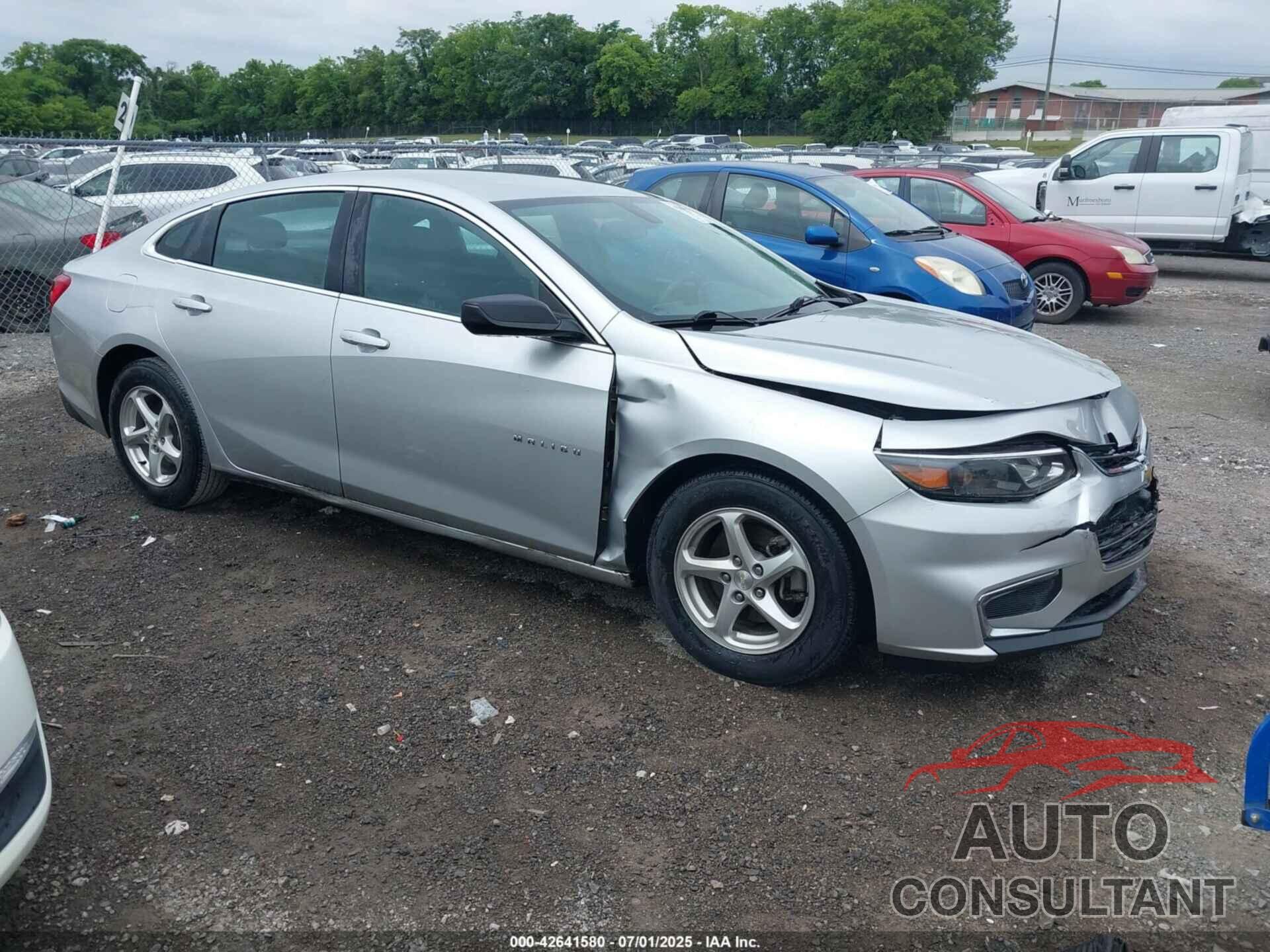 CHEVROLET MALIBU 2017 - 1G1ZE5ST4HF138817