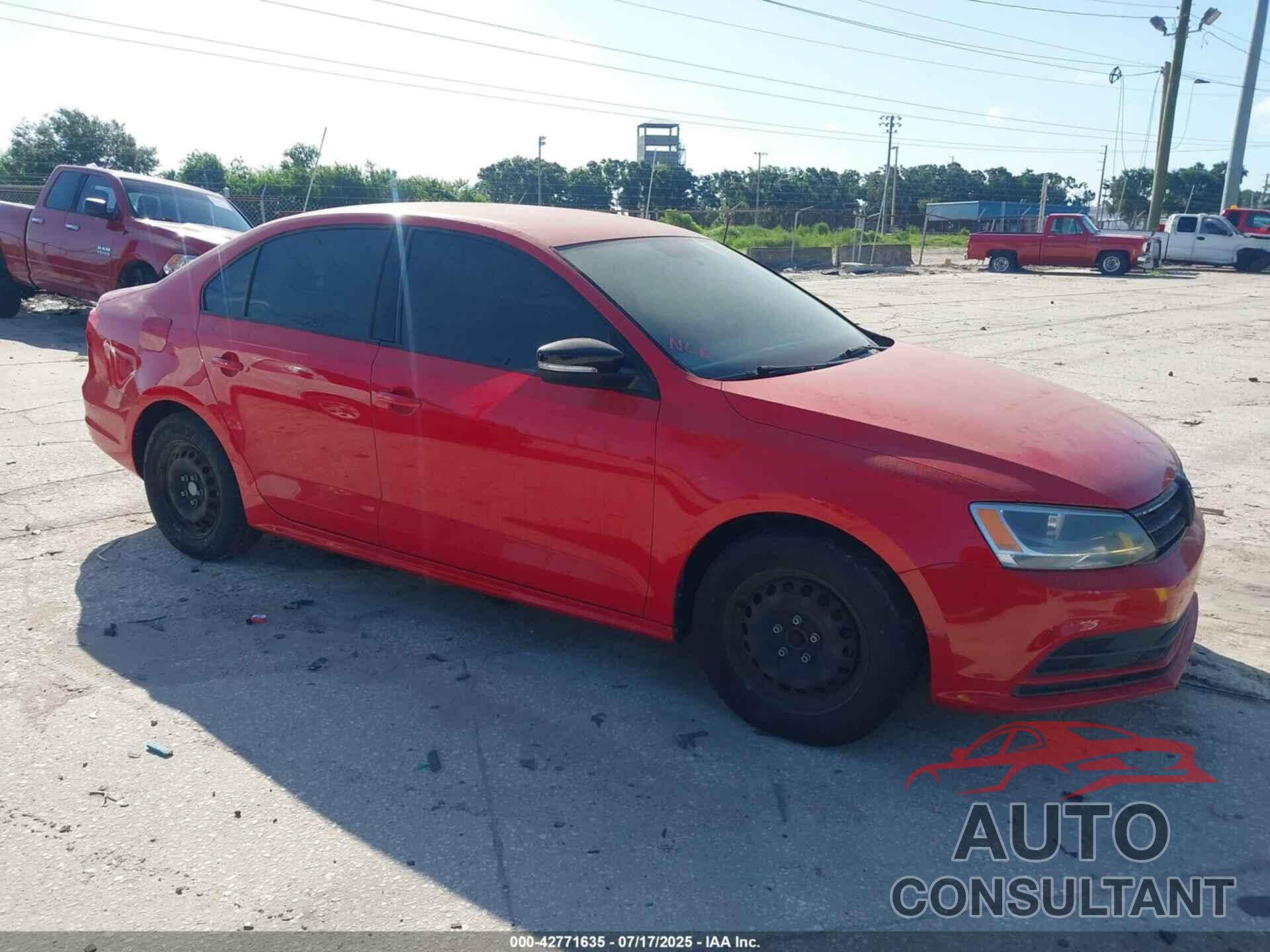 VOLKSWAGEN JETTA 2015 - 3VW2K7AJ1FM324175